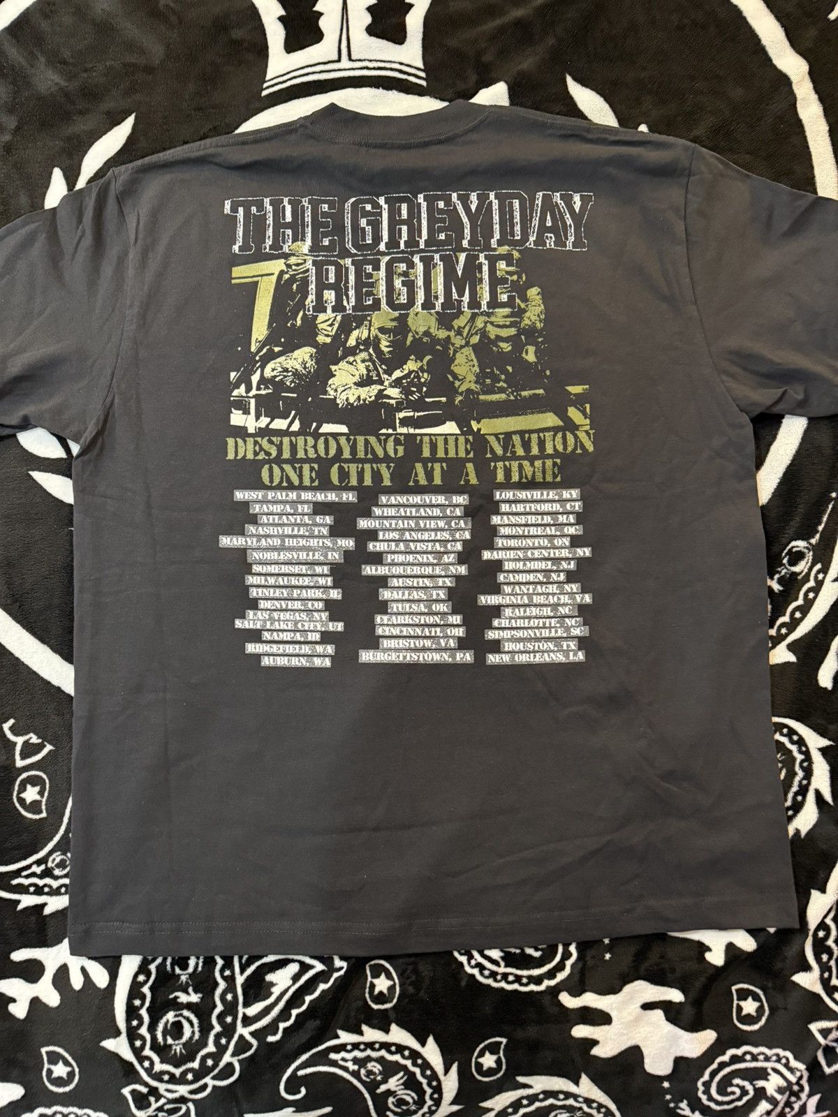 G59 Records Greyday 2025 suicideboys tour t shirt Size US XL / EU 56 / 4 - 3 Thumbnail