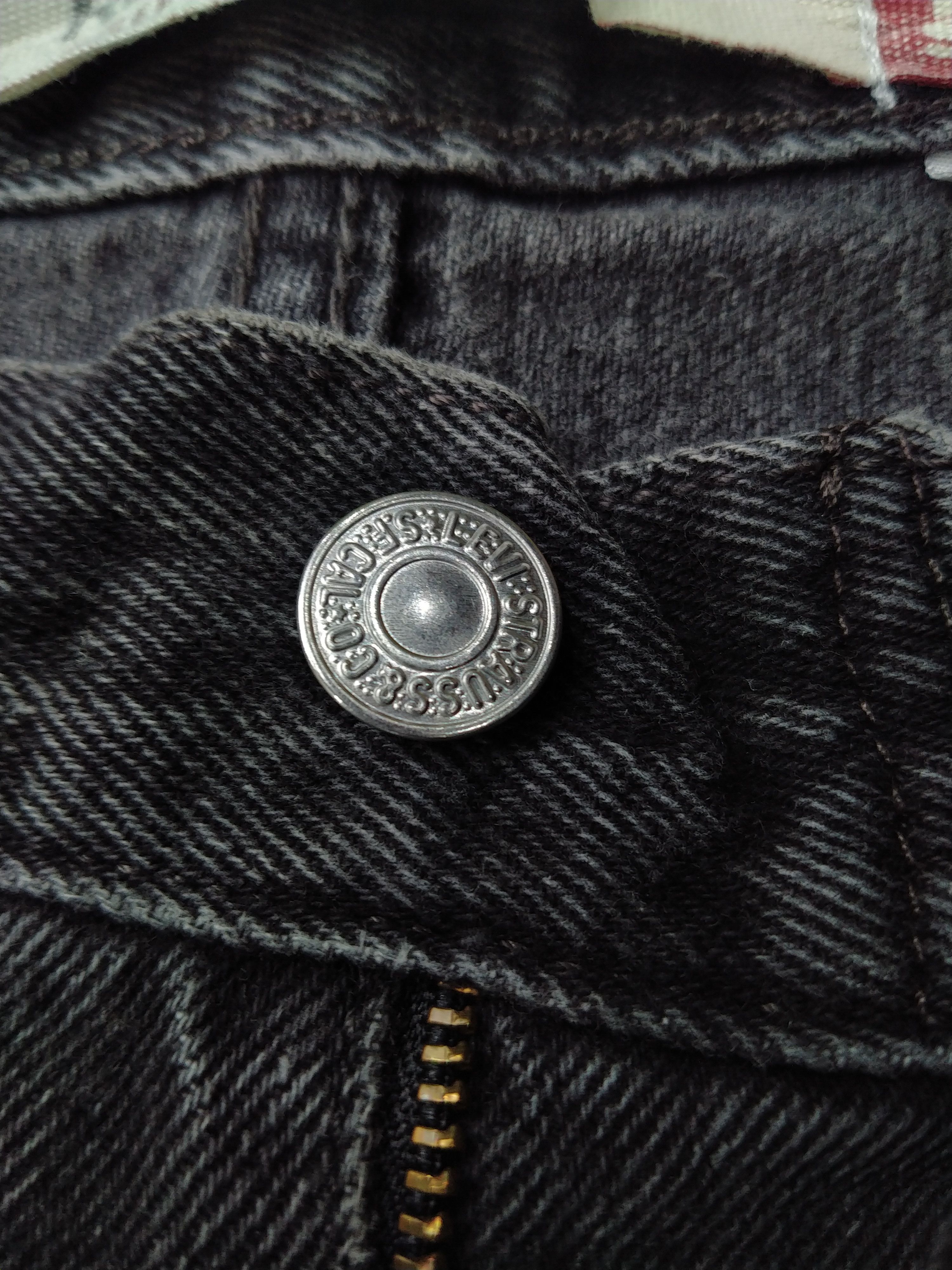Japanese Brand Vintage Black Levi's 550 Relaxed Fit Denim 37x30.5 -JN112 Size US 37 - 7 Thumbnail