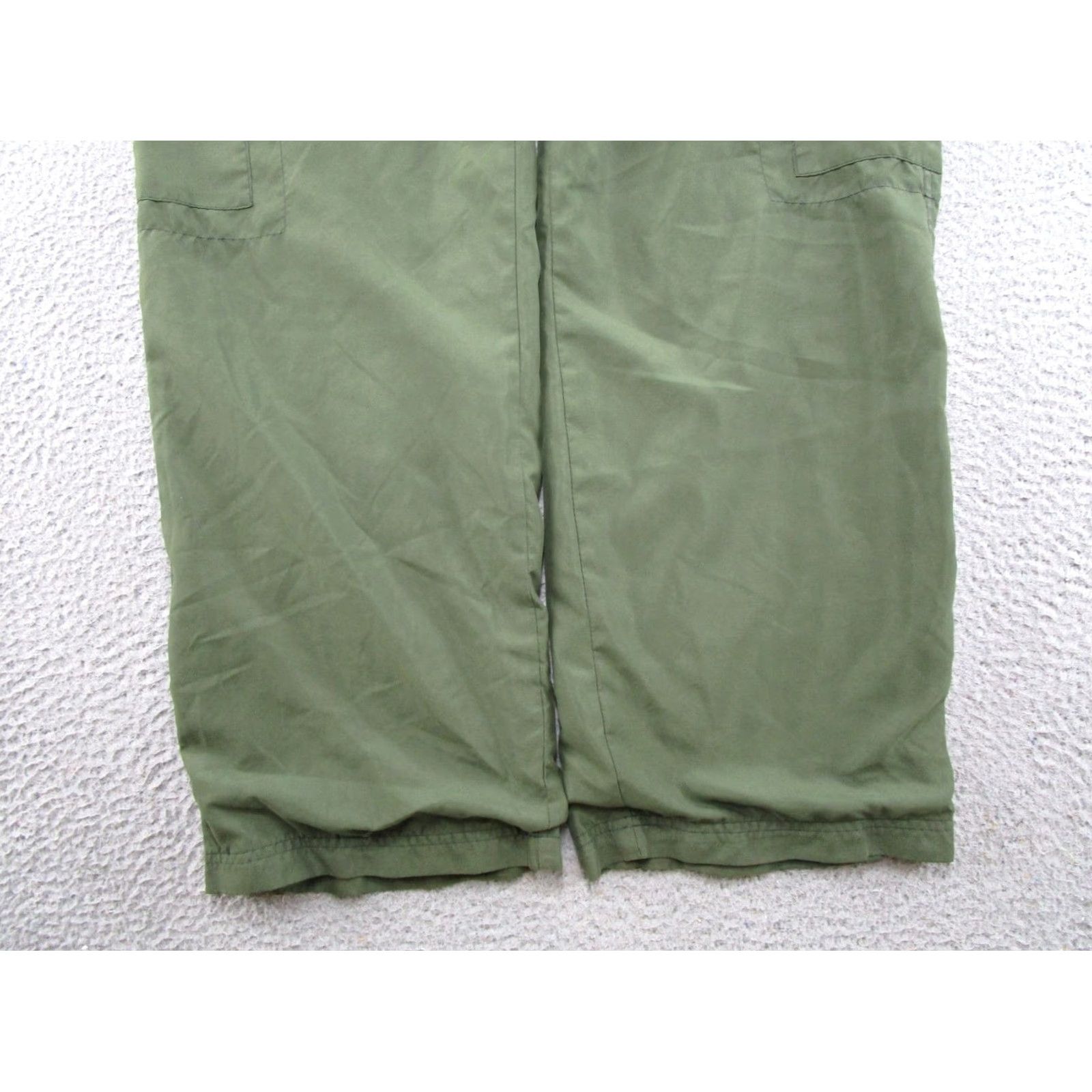 Old Navy VTG Old Navy Elastic Waist Belted Green Baggy Straight Leg Pants SZ M Loose Size US 31 - 2 Thumbnail