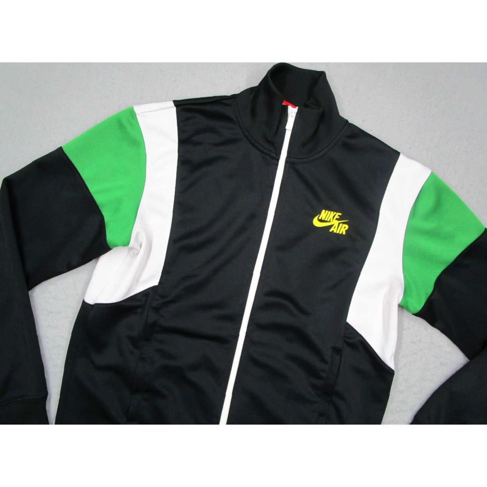 Nike Nike Sportswear Jacket Mens Medium Black Full Zip Colorblock Track Active Sports Size US M / EU 48-50 / 2 - 2 Thumbnail