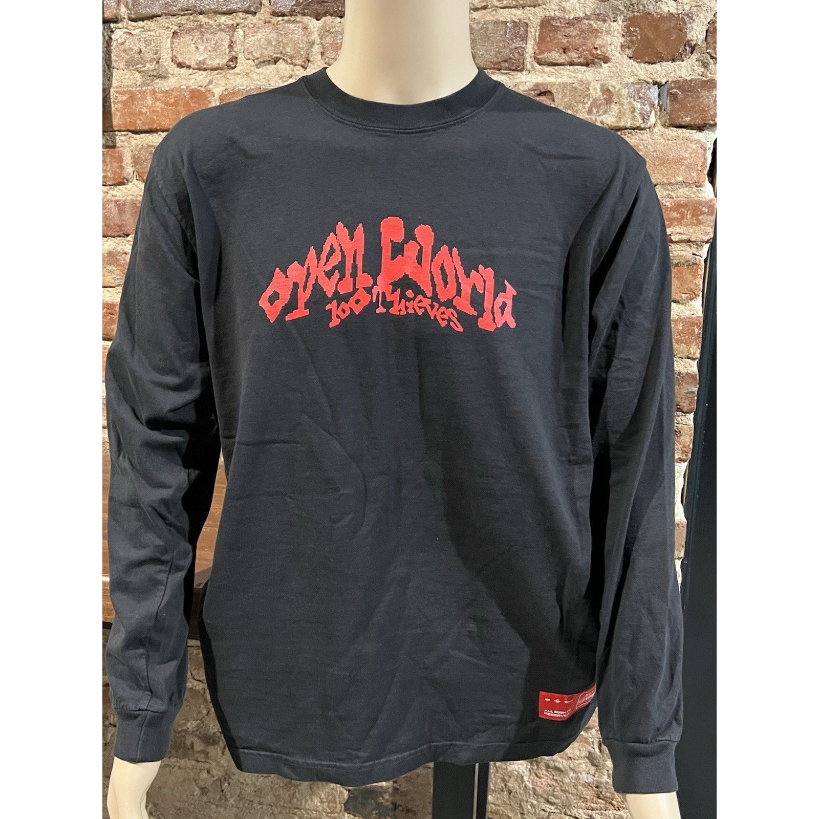 100 Thieves 100 Thieves Open World Underworld Long Sleeve Tee Sz L Black Size US L / EU 52-54 / 3 - 3 Thumbnail
