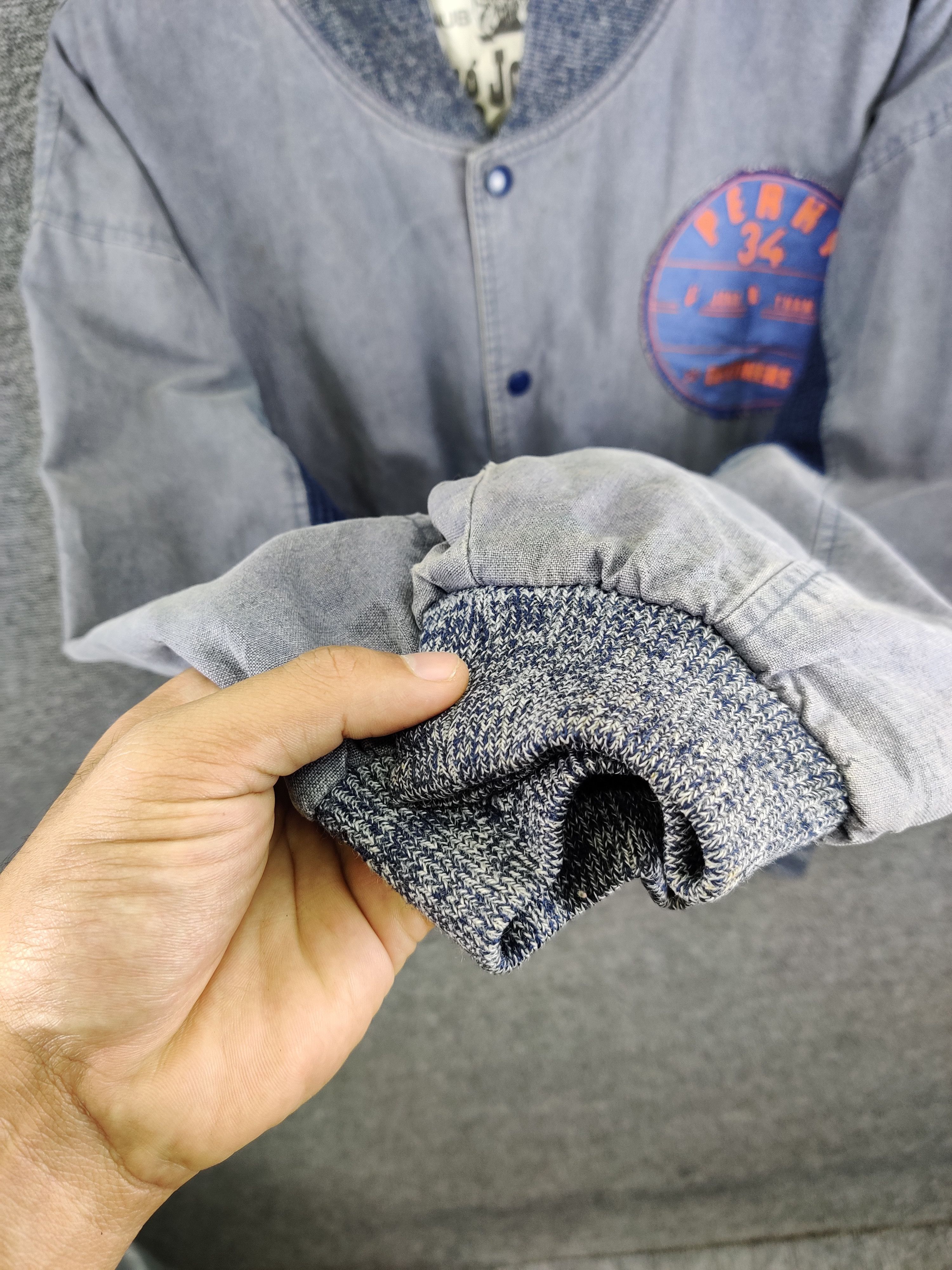 Japanese Brand Vintage King Jonathan Parachute Denim Bomber Jacket Size US XL / EU 56 / 4 - 15 Thumbnail
