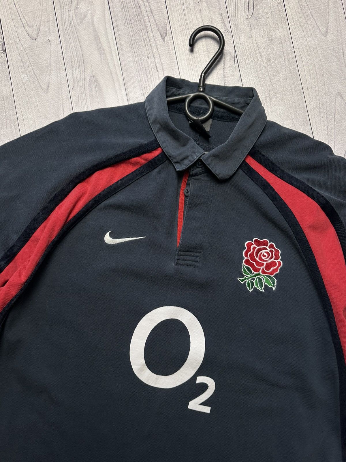 Vintage Vintage Nike Rugby Jersey England size XL Size US XL / EU 56 / 4 - 3 Thumbnail