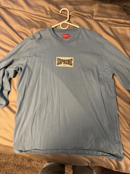 Supreme Supreme Woven Label L/S Top | Grailed