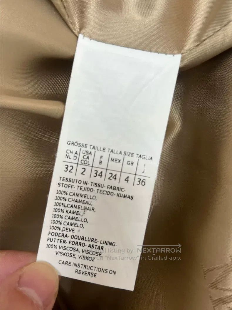 Max Mara Max Mara Camel Hair Coat Size XS / US 0-2 / IT 36-38 - 5 Thumbnail