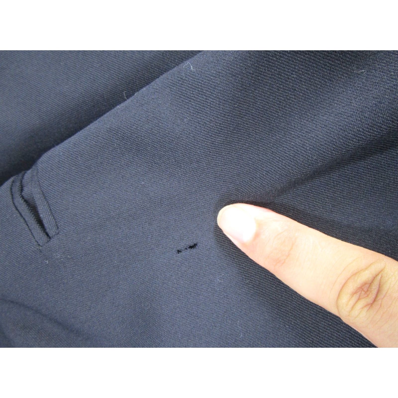 Vintage Mani Sport Coat Men 44 Navy Blue Wool Single-Breasted Jacket/Coat Regular Length Solid Pattern Mens 2 Piece Sports Theme Size US S / EU 44-46 / 1 - 4 Thumbnail