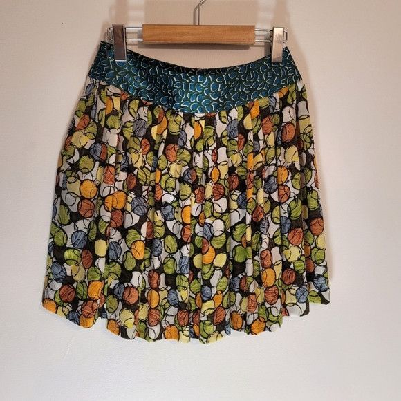 Custo Barcelona Custo Barcelona 100% Silk Polka Dot Mini Skirt - Size 36 Size 26" / US 2 / IT 38 - 1 Thumbnail
