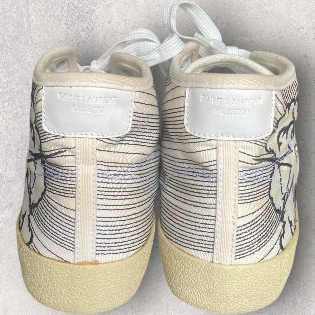 Saint Laurent Paris SS16 “Surf Sound” SL37 Court Pow By Hedi Slimane Size US 8 / EU 41 - 7 Thumbnail