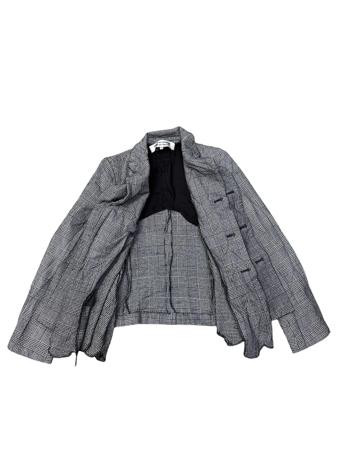 Comme des Garcons VINTAGE COMME DES GARCONS HOUNDSTOOTH COAT JACKET Size US XS / EU 42 / 0 - 3 Thumbnail