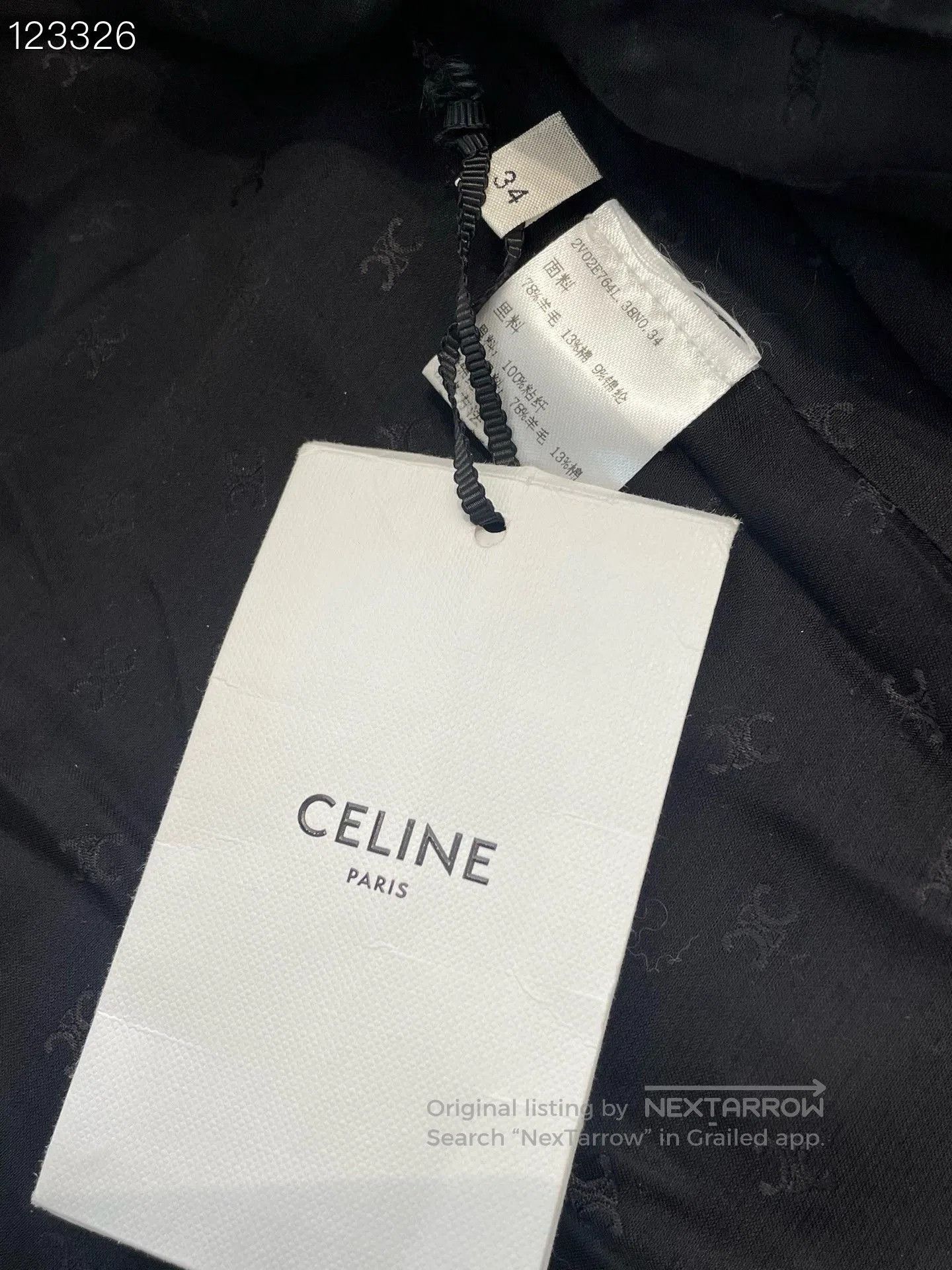 Celine Celine Black Gold Button Jacket 34. Size XXS / US 00 / IT 34 - 4 Thumbnail