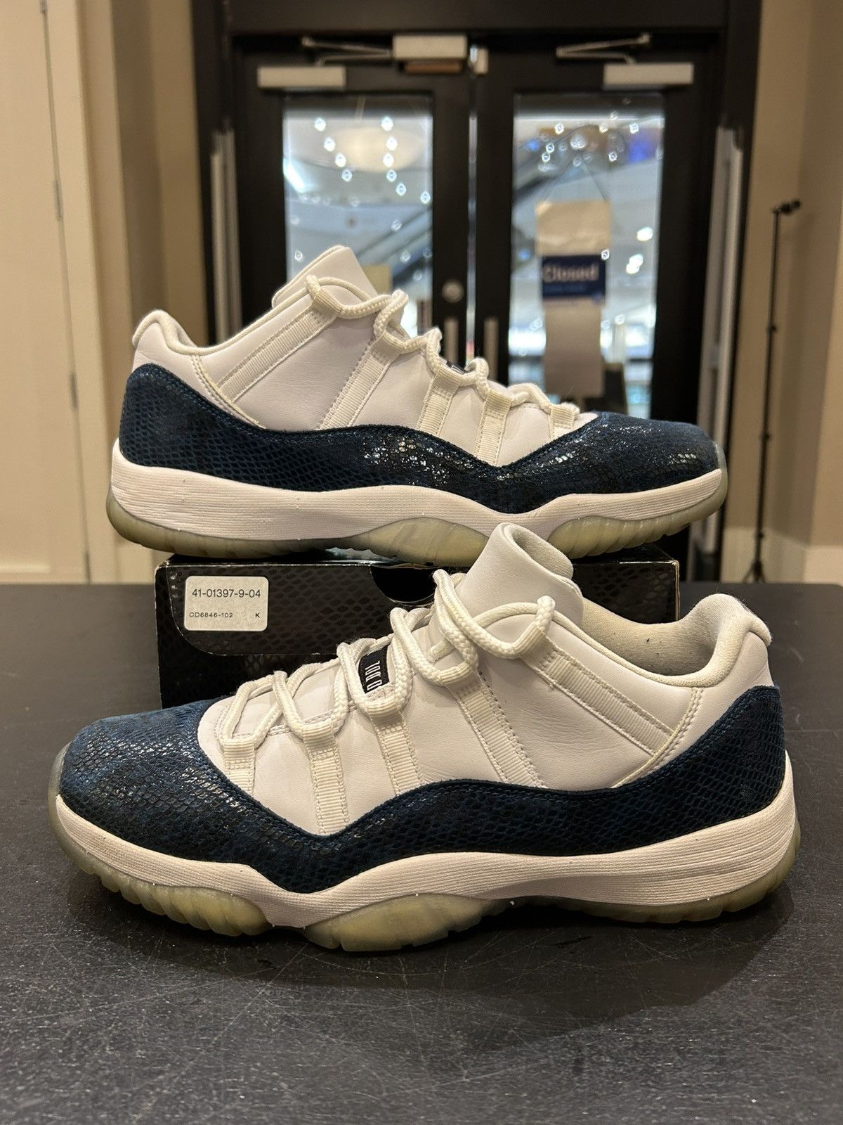 Jordan 11 Retro Low ‘Snake Navy’