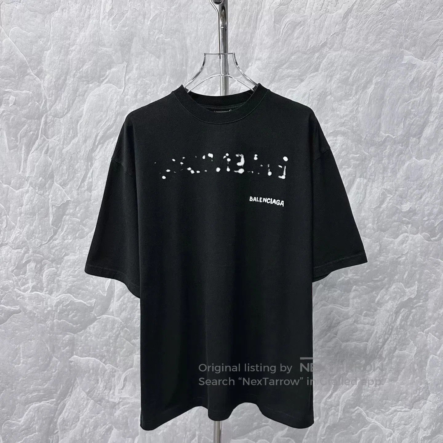 Balenciaga balenciaga blur logo print short sleeve tee. Size US L / EU 52-54 / 3 - 1 Thumbnail