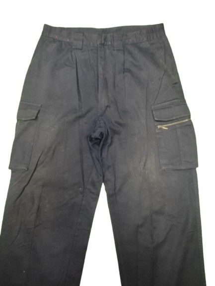 The Unbranded Brand × Vintage UNBRANDED CARGO BONDAGE BAGGY PANTS Size US 31 - 2 Thumbnail
