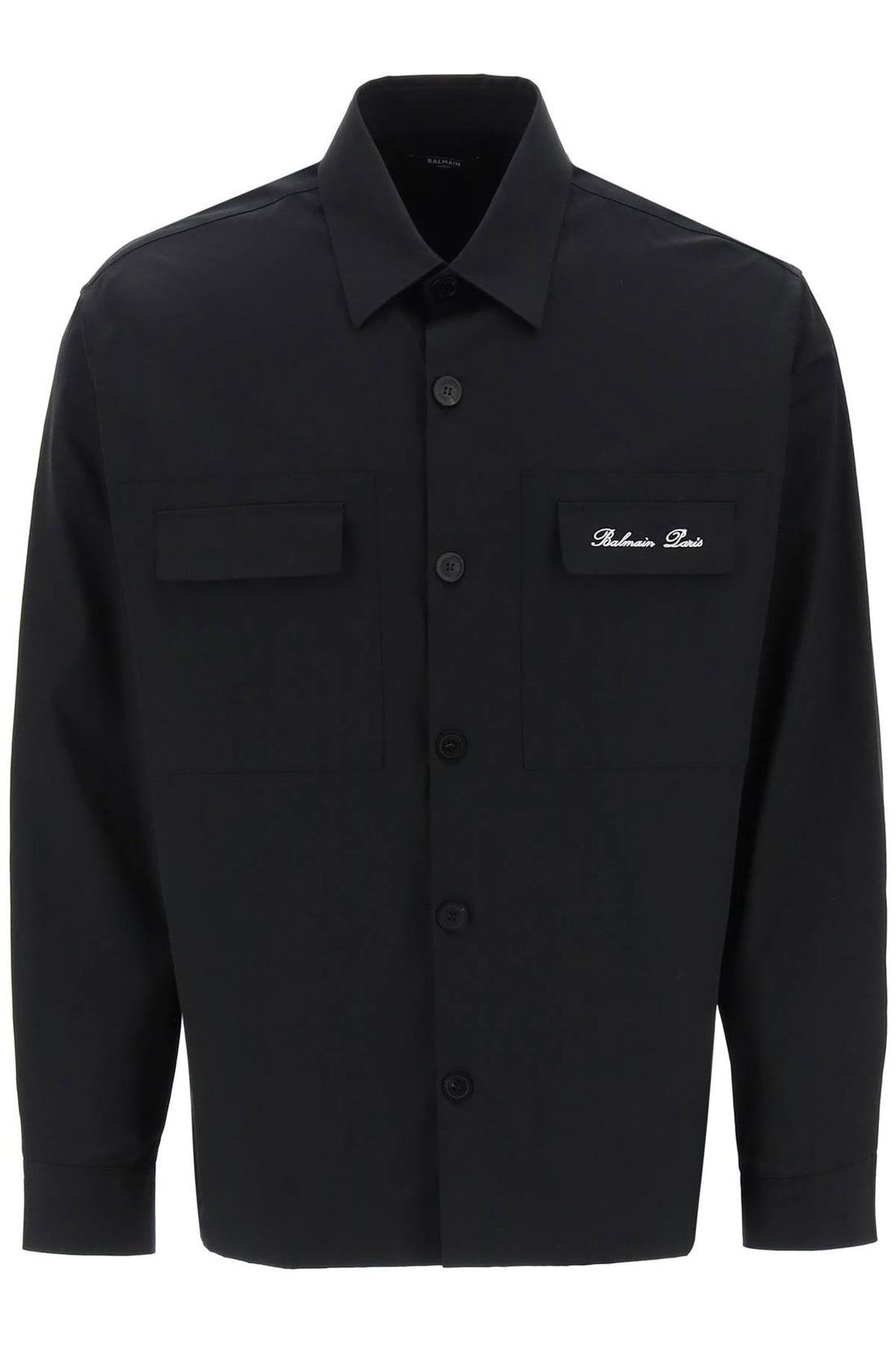 Balmain BALMAIN overshirt with logo embroidery Size US L / EU 52-54 / 3 - 1 Thumbnail