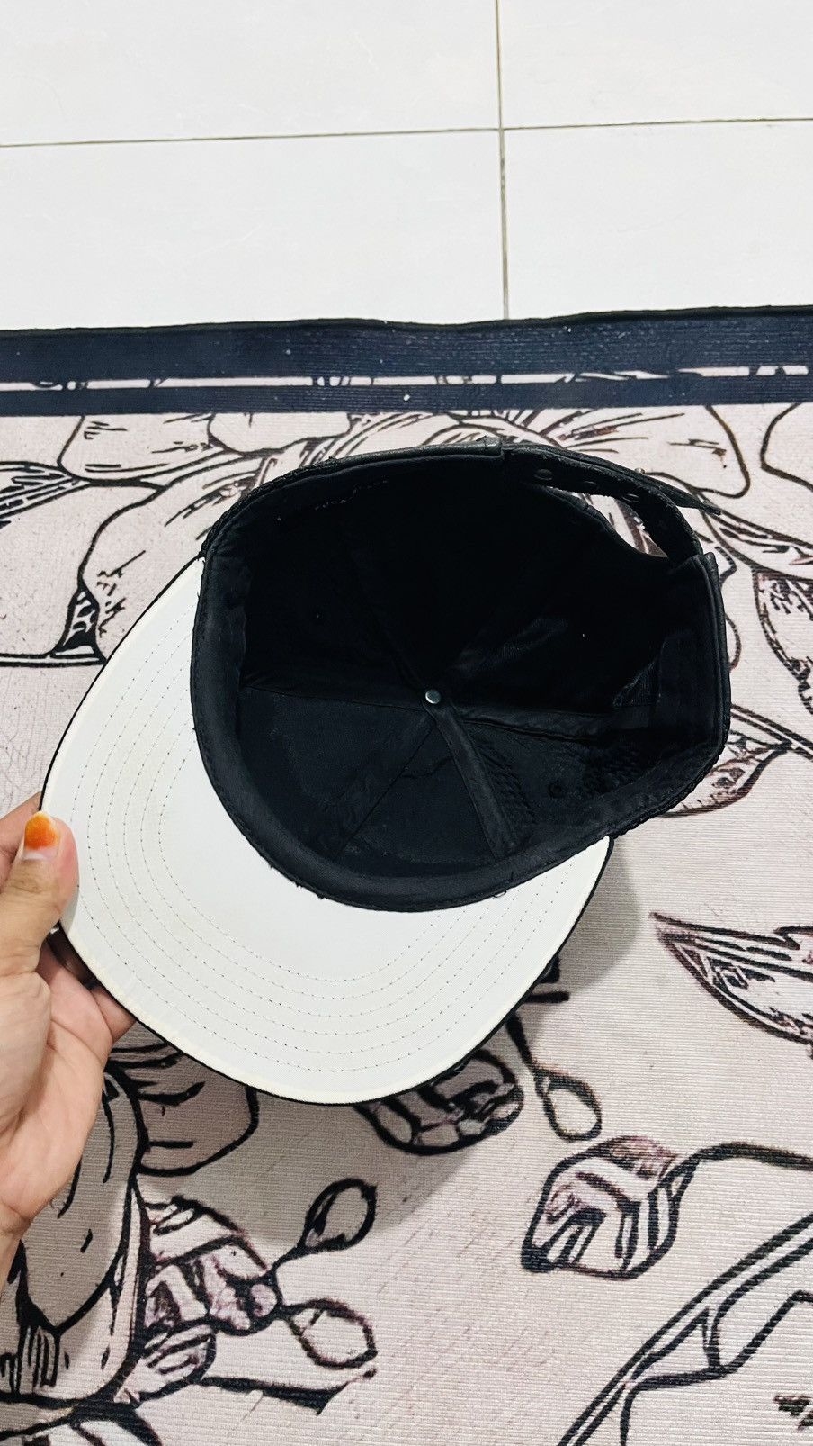 Zucca Zuca_Space mesh Leather Hat Size ONE SIZE - 5 Thumbnail