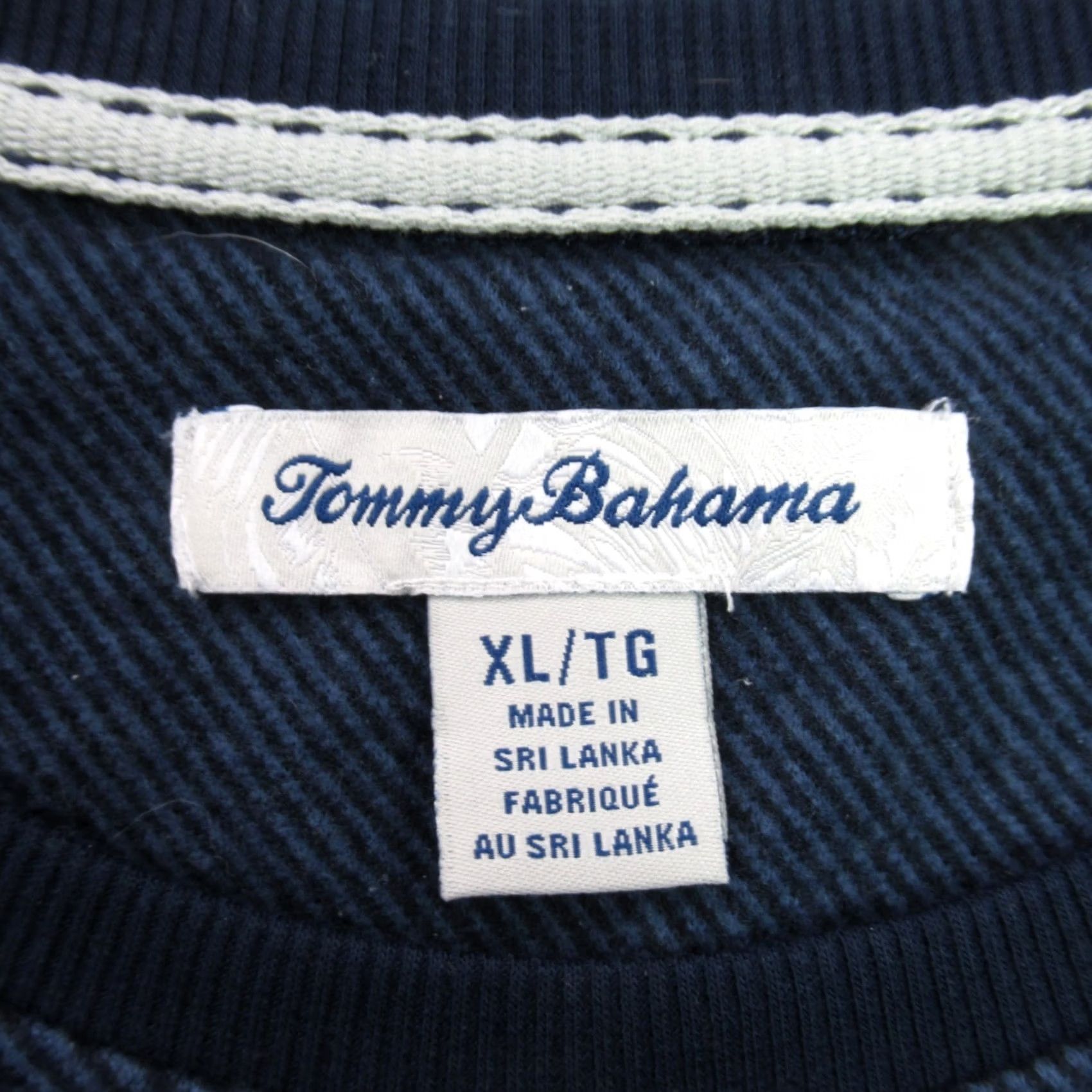 Tommy Bahama Tommy Bahama Mens XL Sweater Long Sleeve Pullover Crew Neck Blue Casual Shirt Size US XL / EU 56 / 4 - 4 Thumbnail