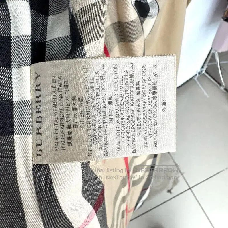 Burberry Burberry Women's Beige Cotton Trench Coat XXL. Size XL / US 12-14 / IT 48-50 - 5 Thumbnail