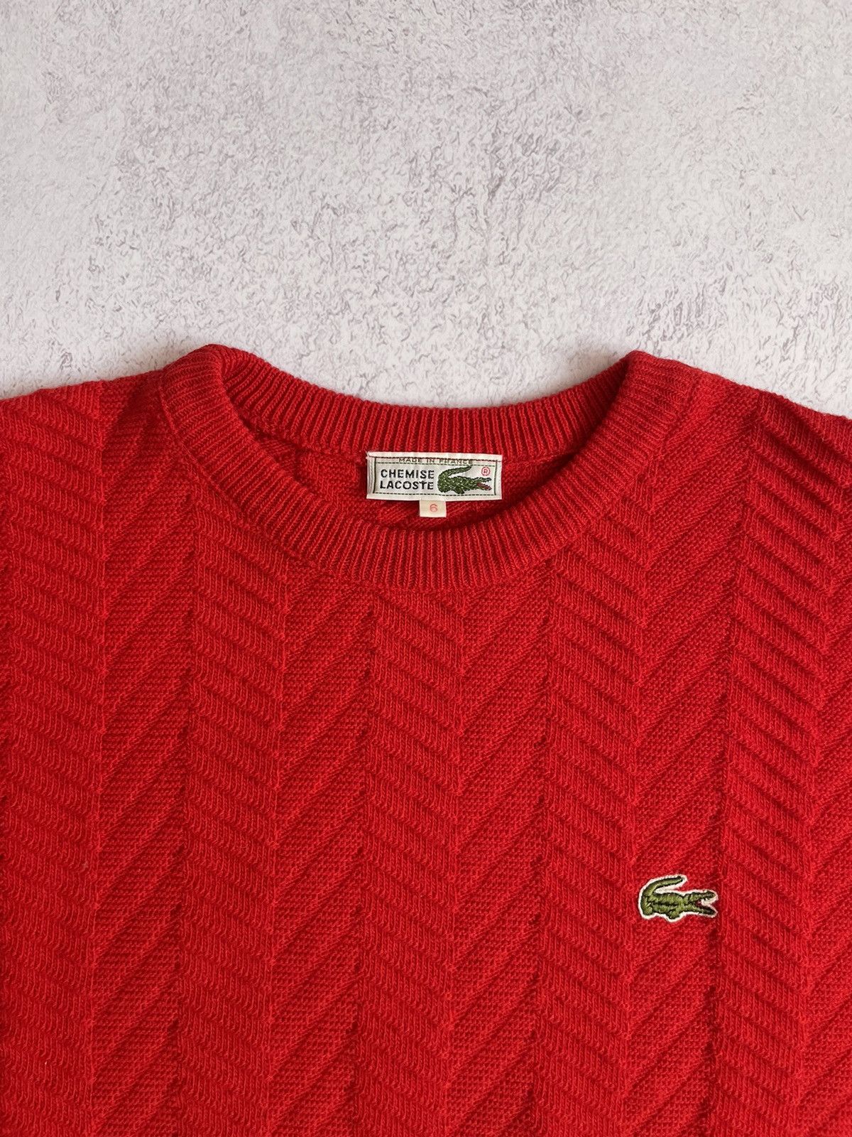 Lacoste Vintage Sweater Chemise Lacoste Small Logo Size US XL / EU 56 / 4 - 4 Thumbnail