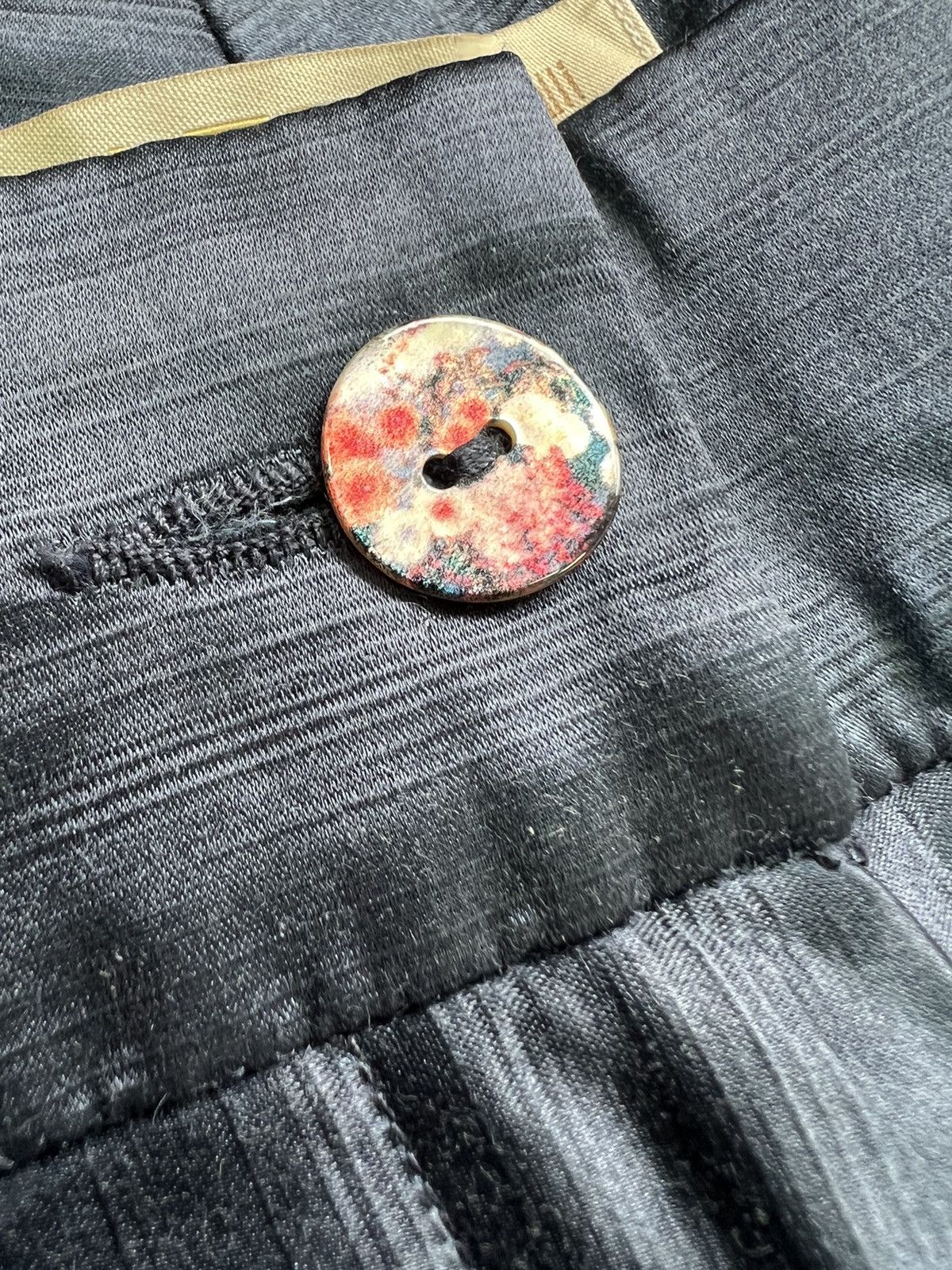 Just Cavalli × Roberto Cavalli × Vintage Roberto Cavalli Class Flared silk Vintage pants Size 30" / US 8 / IT 44 - 4 Thumbnail