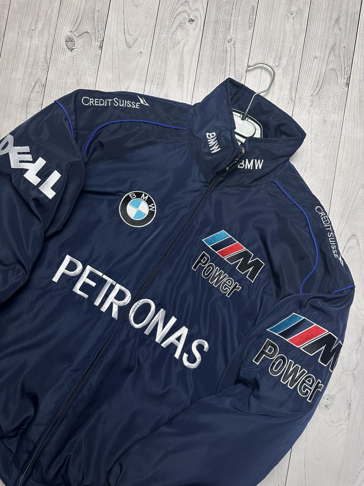 Vintage Vintage Racing jacket BMW bomber Pertonas size L logo Size US L / EU 52-54 / 3 - 3 Thumbnail