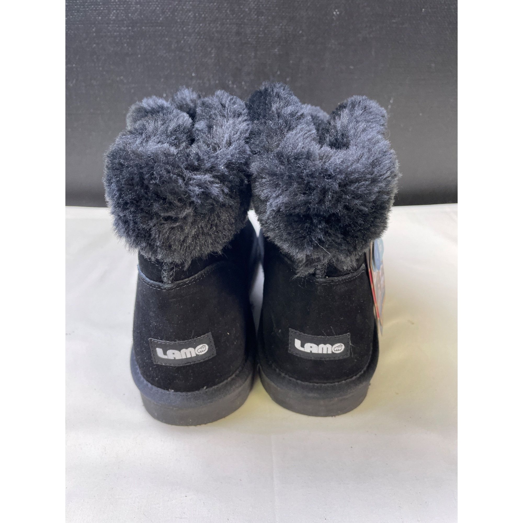 Other Lams Women's Black Suede Water Stain Resistant Boots Shoes S Size US 11 / IT 41 - 4 Thumbnail