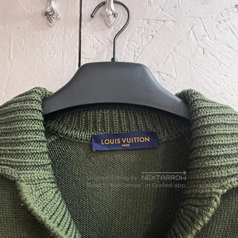 Other Louis Vuitton Green Cashmere Knit Sweater . Size XL / US 12-14 / IT 48-50 - 3 Thumbnail