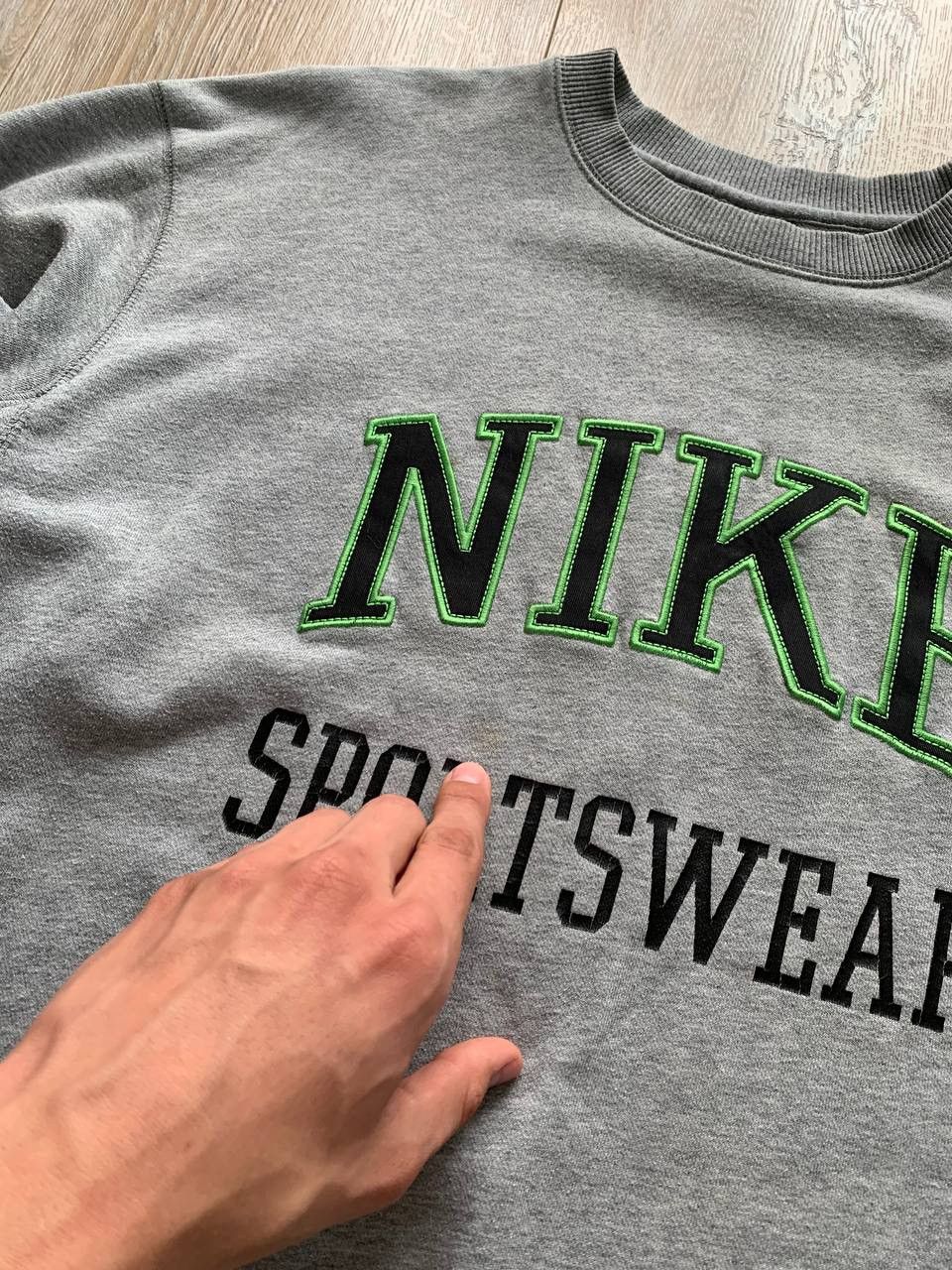 Nike × Vintage Nike vintage crewneck sweatshirt 00s y2k Size US XL / EU 56 / 4 - 10 Thumbnail