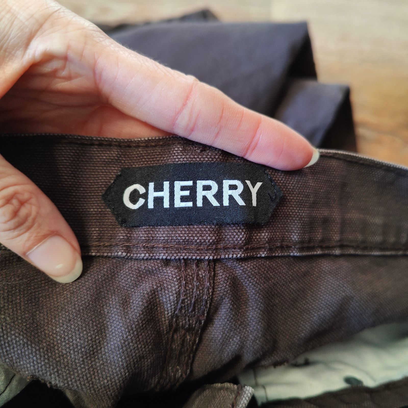 Cherry LA Cherry LA Mixed Media Pants Womens 29 Brown Stirrup Leg Size 29" - 10 Thumbnail