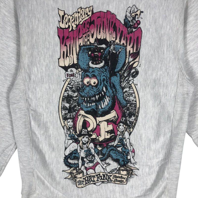 Cartoon Network × Japanese Brand × Vintage Vintage Rat Fink Hoodies Sweatshirt Size US S / EU 44-46 / 1 - 7 Thumbnail