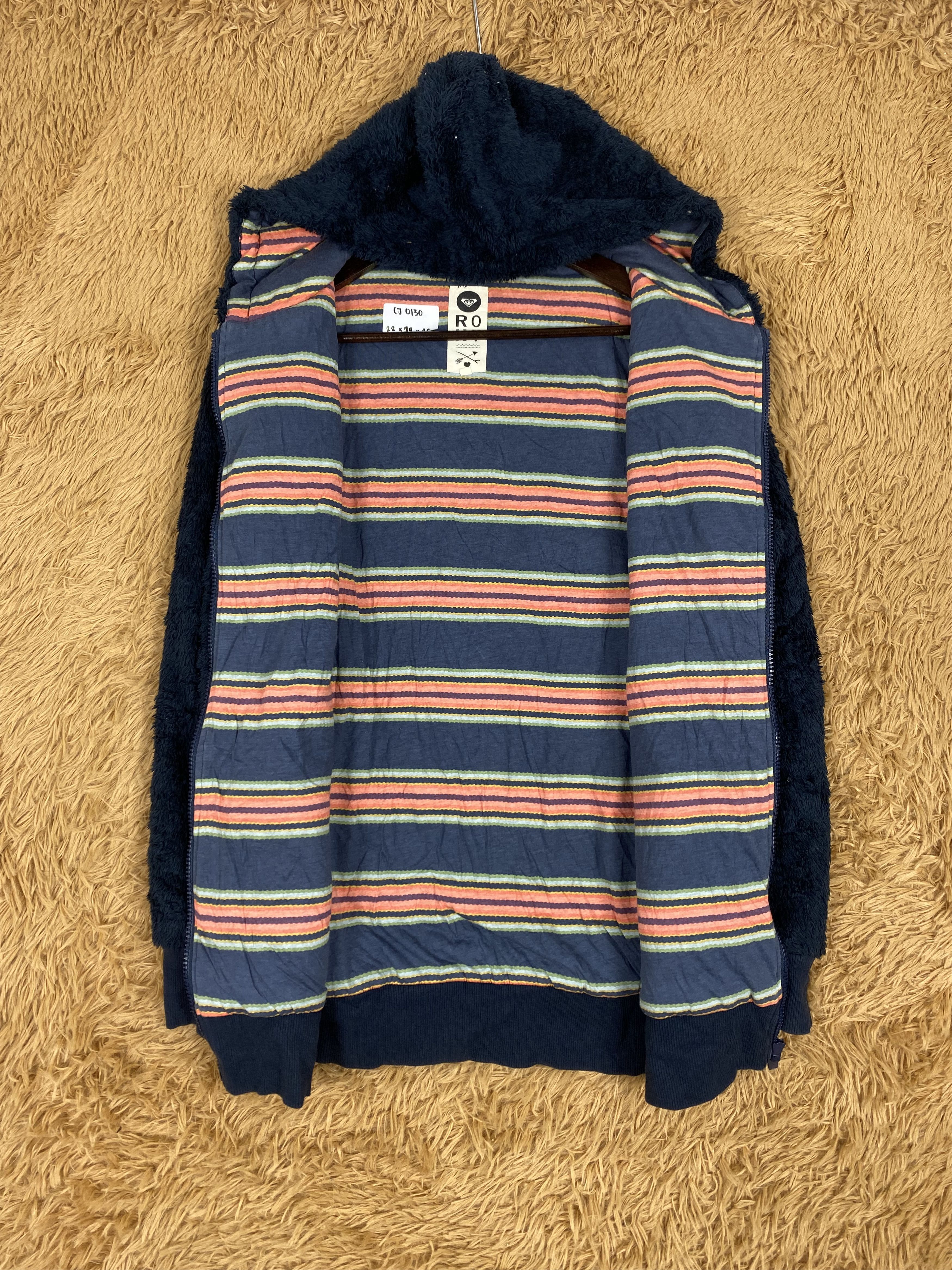 Vintage Vintage Roxy Hoodie Fleece Jacket Size L / US 10 / IT 46 - 6 Thumbnail
