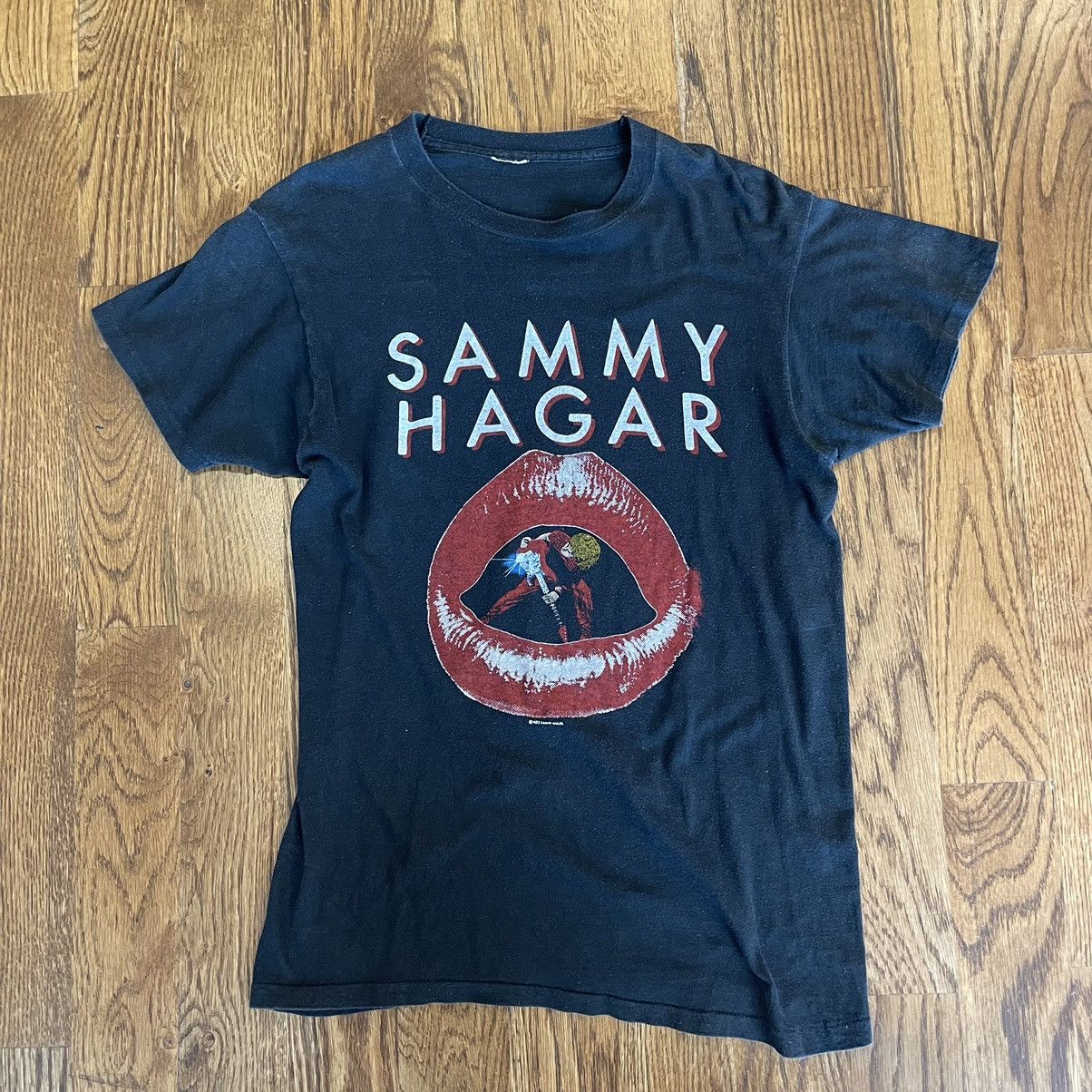 Vintage Vintage 1983 Sammy Hagar The Red Rocker Tour - ORIGINAL Tee ...
