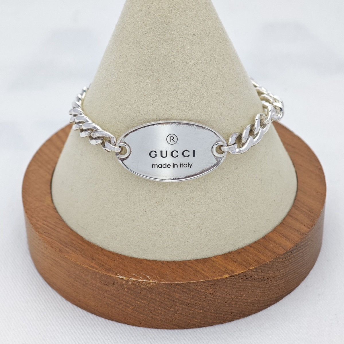Gucci Gucci Trademark Chain Silver Bracelet with Tag Size ONE SIZE - 3 Thumbnail