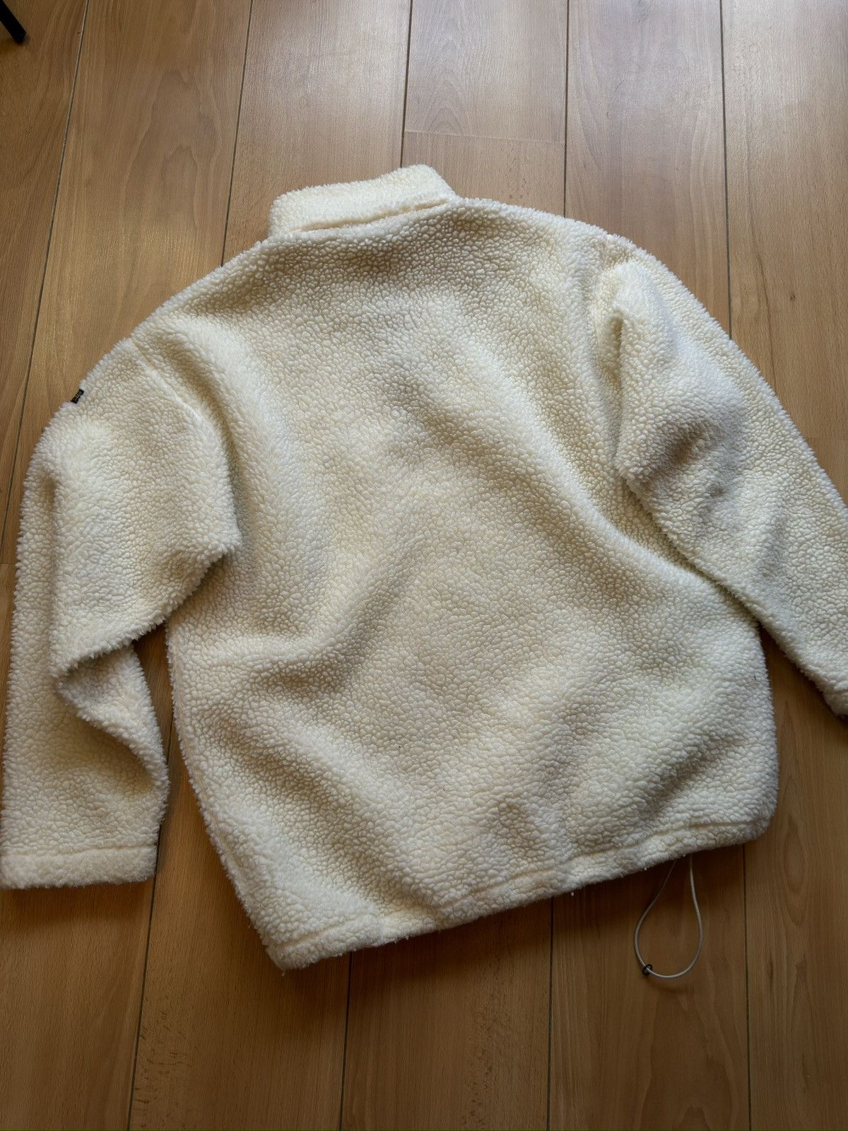 Napapijri Napapijri cream pullover zip fleece jacket Size US L / EU 52-54 / 3 - 8 Thumbnail