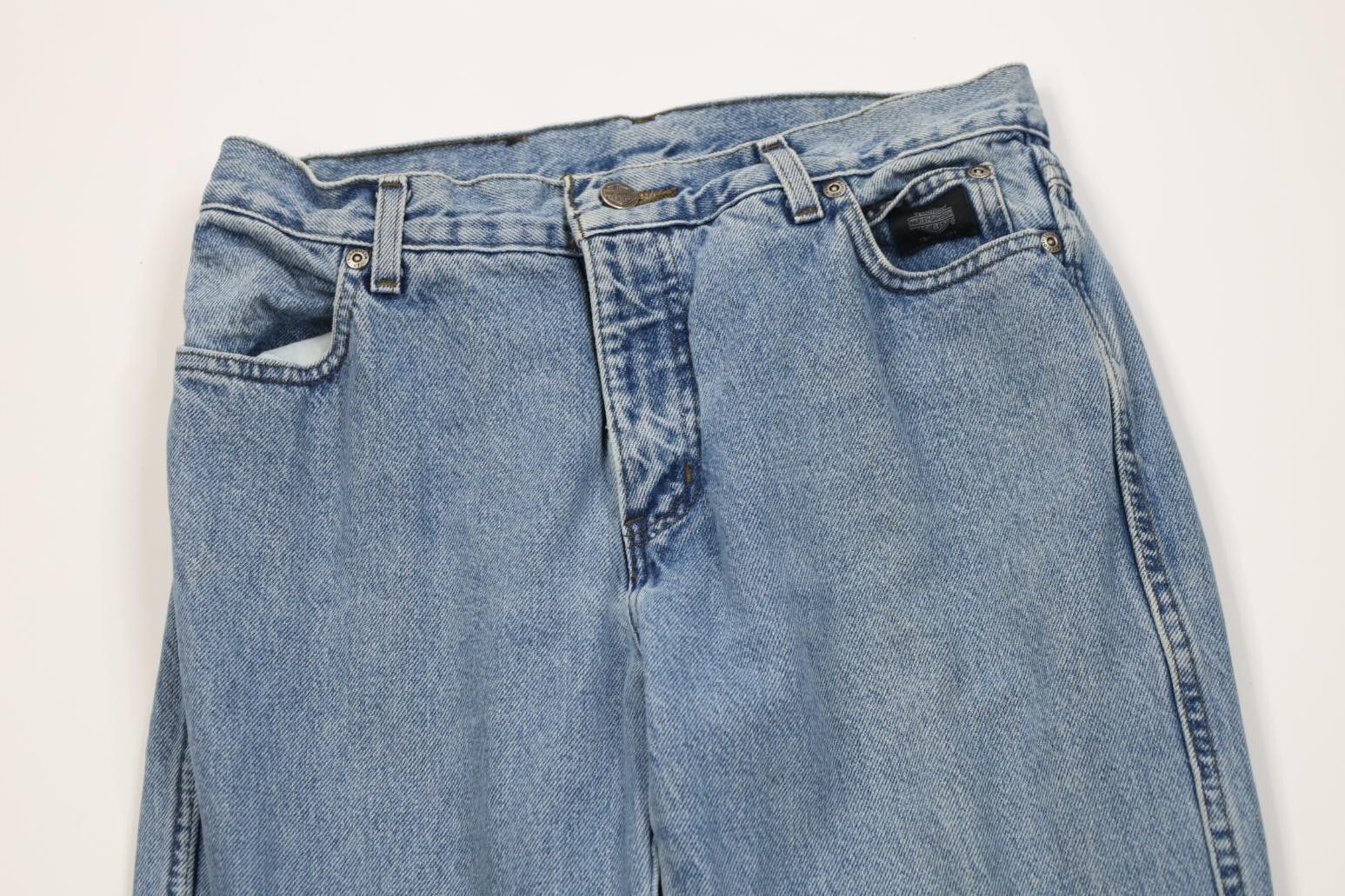Harley Davidson Vintage Y2K 2003 Harley Davidson Straight Leg Denim Jeans Size US 30 / EU 46 - 2 Thumbnail