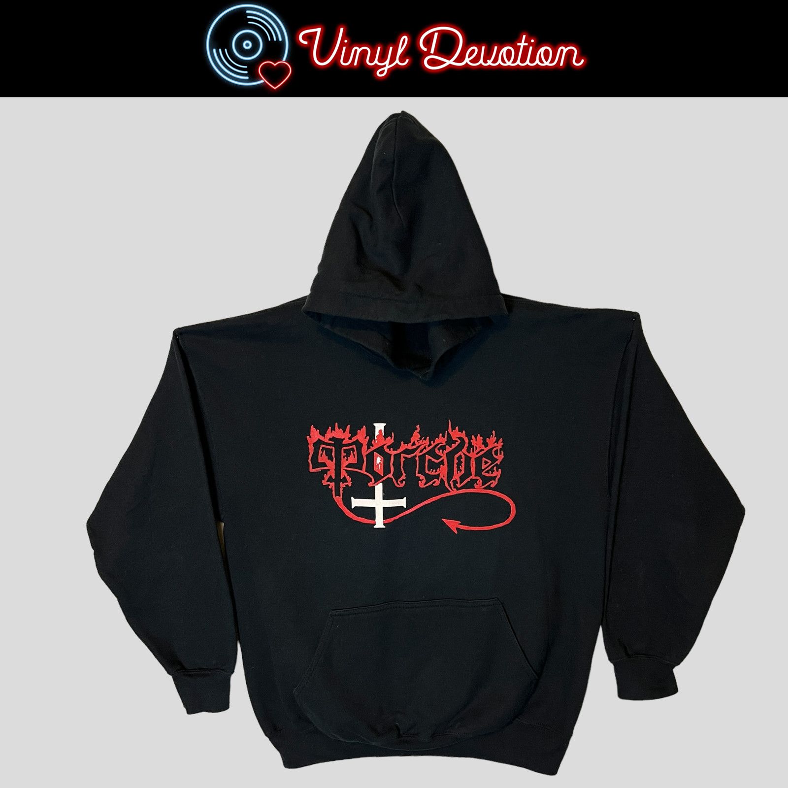 Gildan Torche Possessed Pullover Hoodie Size L Hydra Head Size US L / EU 52-54 / 3 - 1 Thumbnail