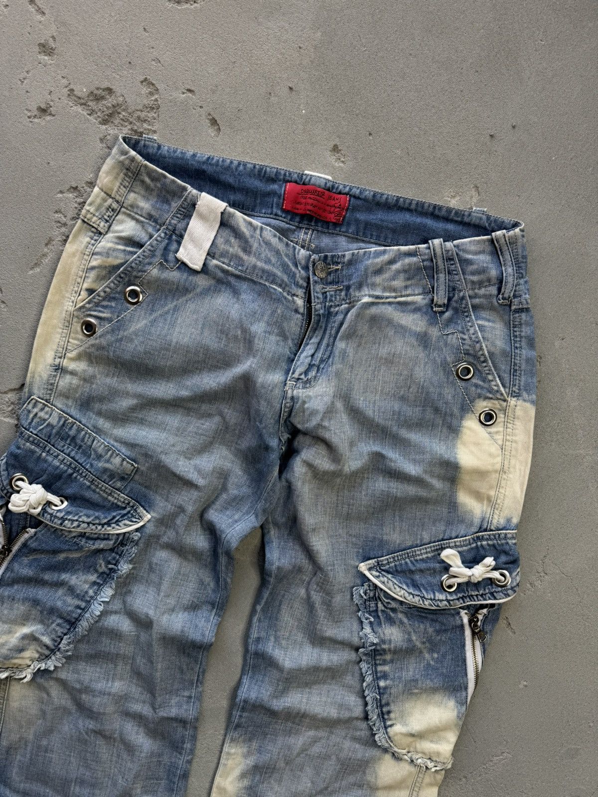 Dsquared2 × Vintage Vintage Dsqaured2 Distressed Denim Y2K Black Jeans Size US 32 / EU 48 - 5 Thumbnail