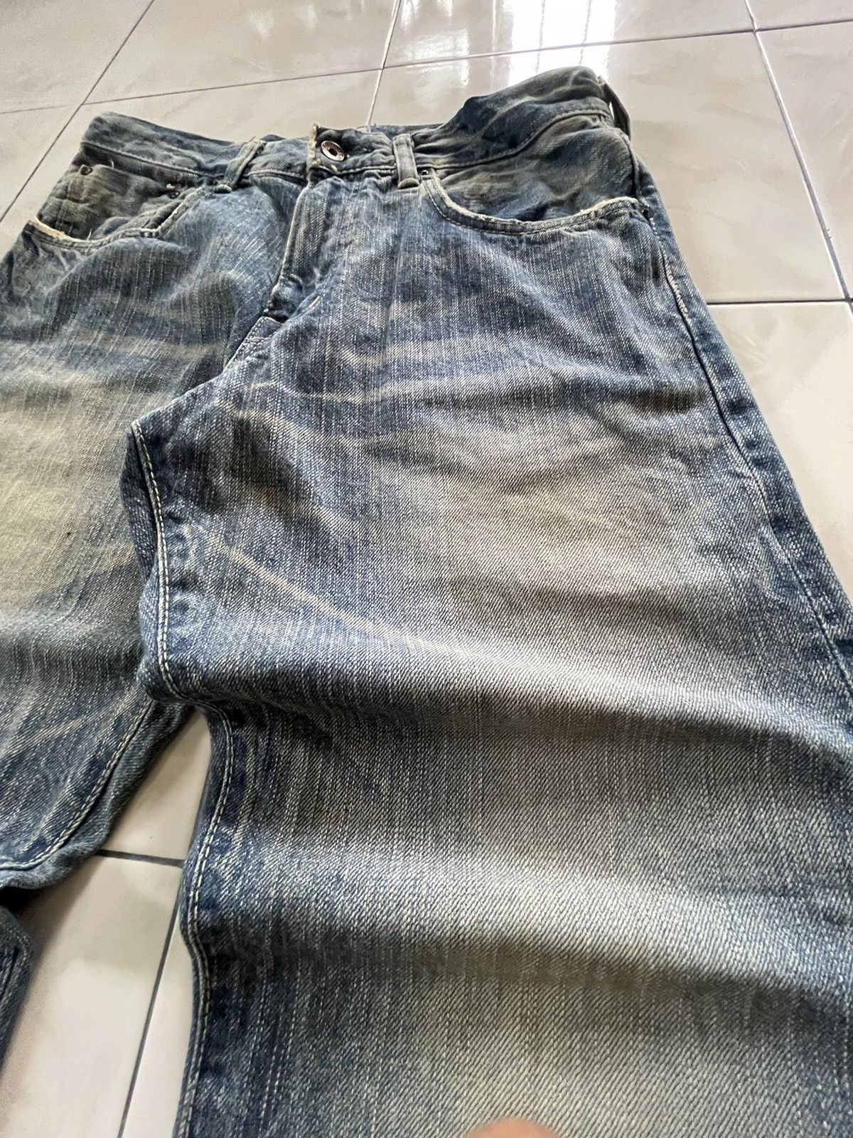 Edwin × Japanese Brand × Vintage Vintage Edwin 505 Z Baggy Loose Selvedge Jeans Rare Size US 30 / EU 46 - 8 Thumbnail