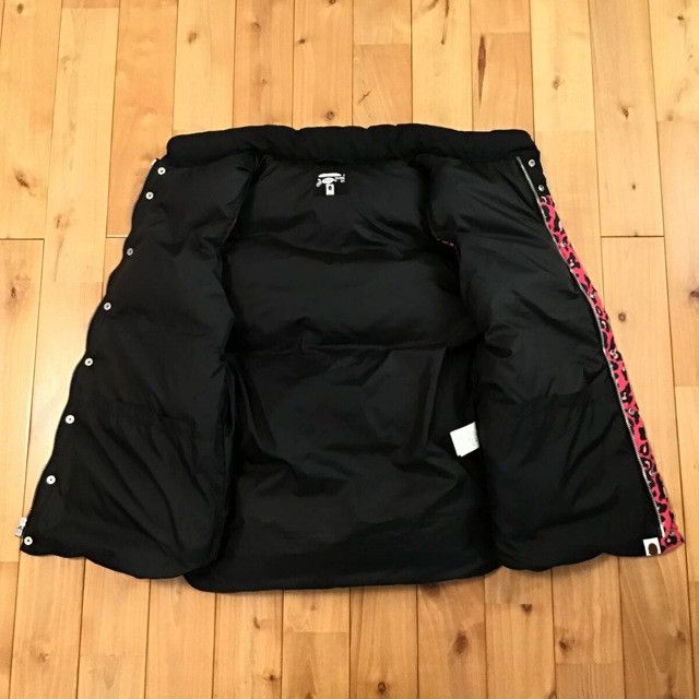 Bape × Nigo BAPE Leopard camo pink Puffer Down Jacket Vest a bathing ape Size US L / EU 52-54 / 3 - 3 Thumbnail