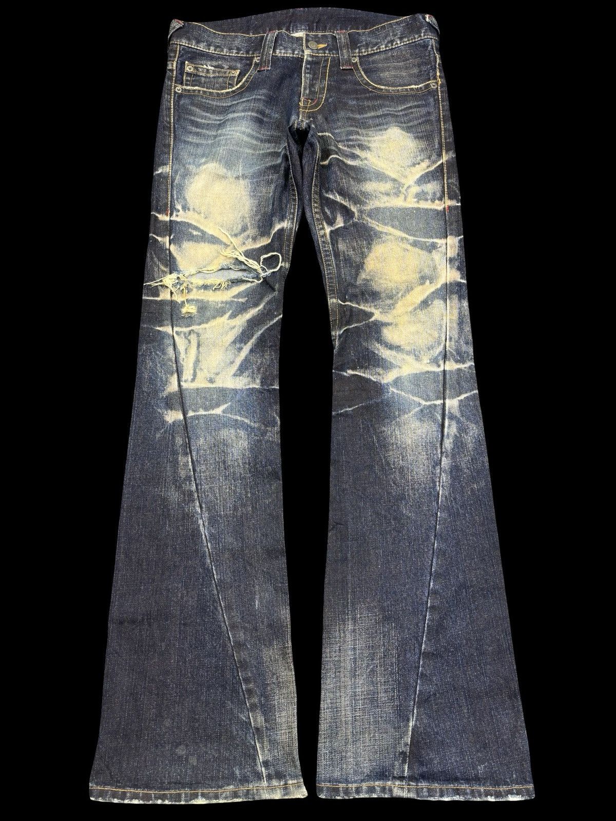 Tornado Mart 💥Archval SuperFlare💥Tornado Mart Artisanal Fade Denim F912 Size US 34 / EU 50 - 1 Thumbnail