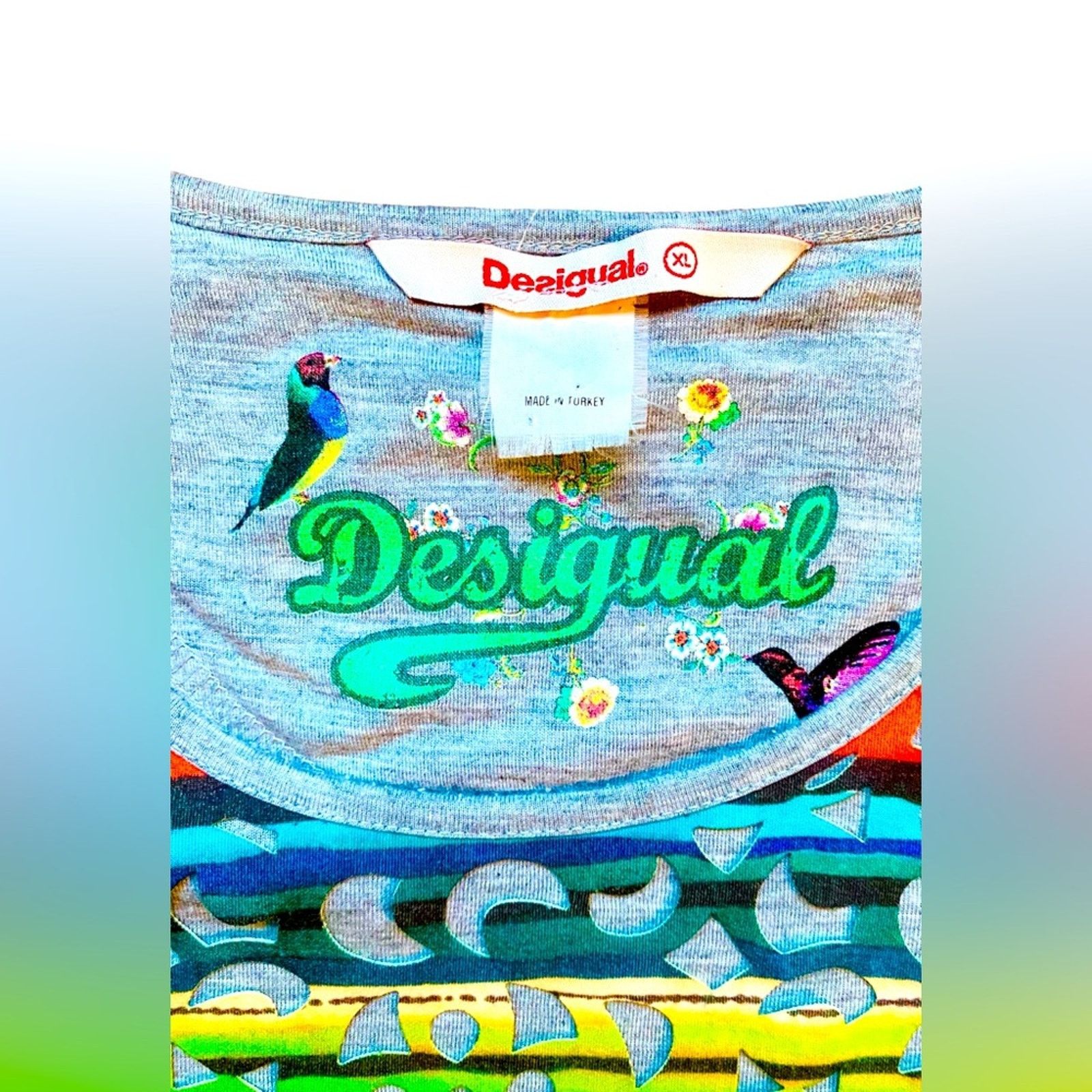 Desigual DESIGUAL ABSTRACT PRINT OVERLAY DRESS Size XL / US 12-14 / IT 48-50 - 3 Thumbnail