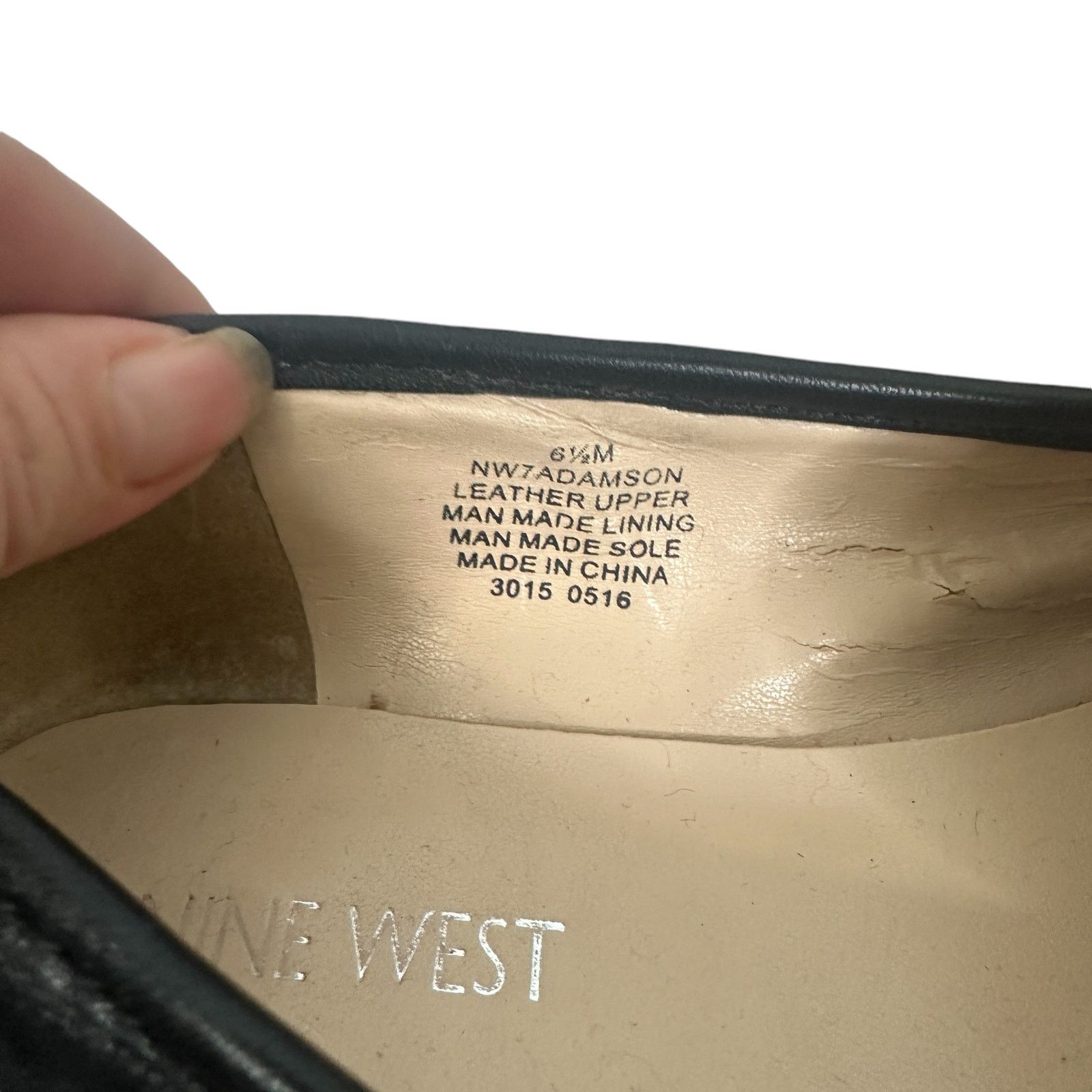Nine West Nine West BLack Leather Slip On Dress Shoe LOafer 6.5 Size US 6.5 / IT 36.5 - 8 Thumbnail