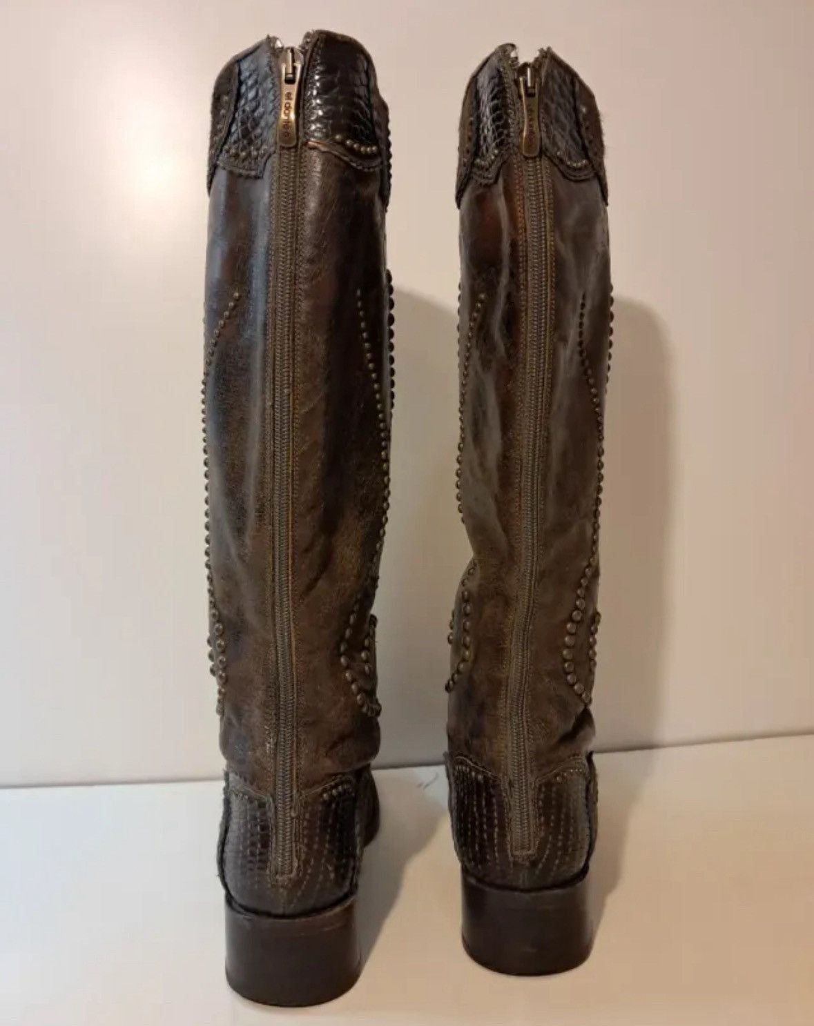 Other El Dantes ocher Boots – Size EU 41 – Genuine Leather Size US 10 / IT 40 - 4 Thumbnail
