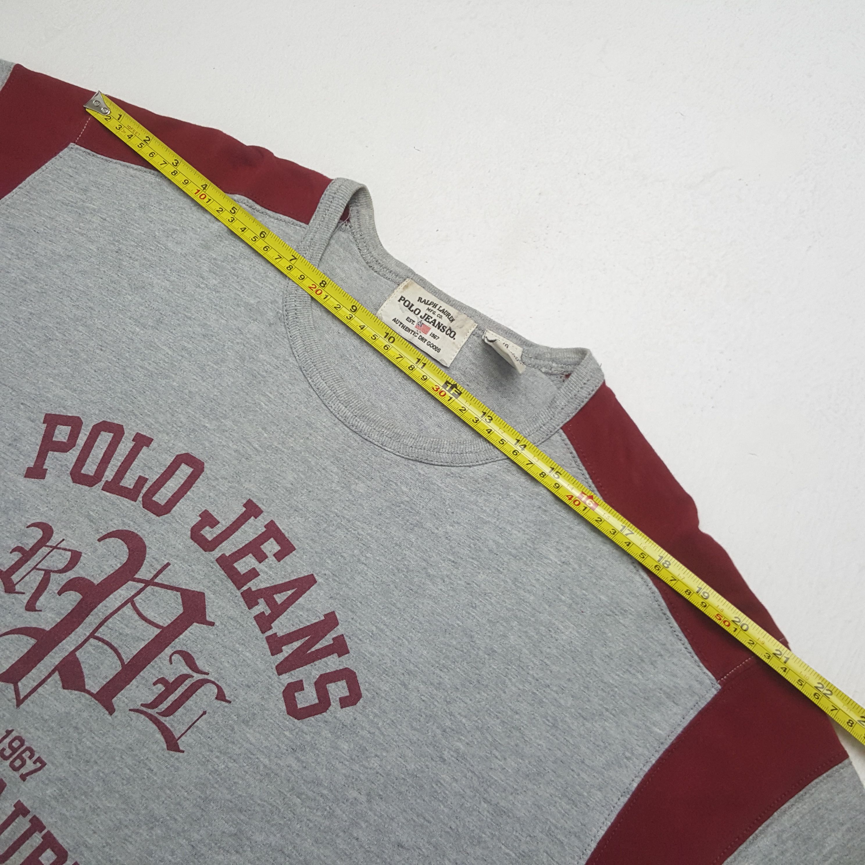 Polo Ralph Lauren Vintage Polo Jeans Ralph Lauren Tshirt Size US XL / EU 56 / 4 - 7 Thumbnail