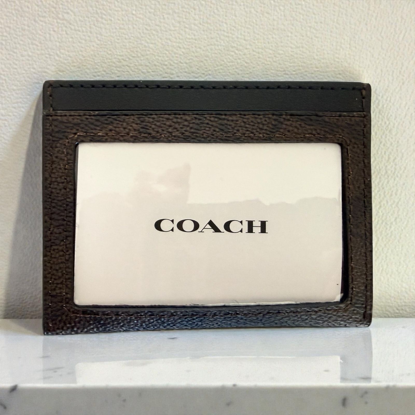 Coach Cosmic Coach Slim Id Card Case With Robot Print CW929 Size ONE SIZE - 2 Thumbnail