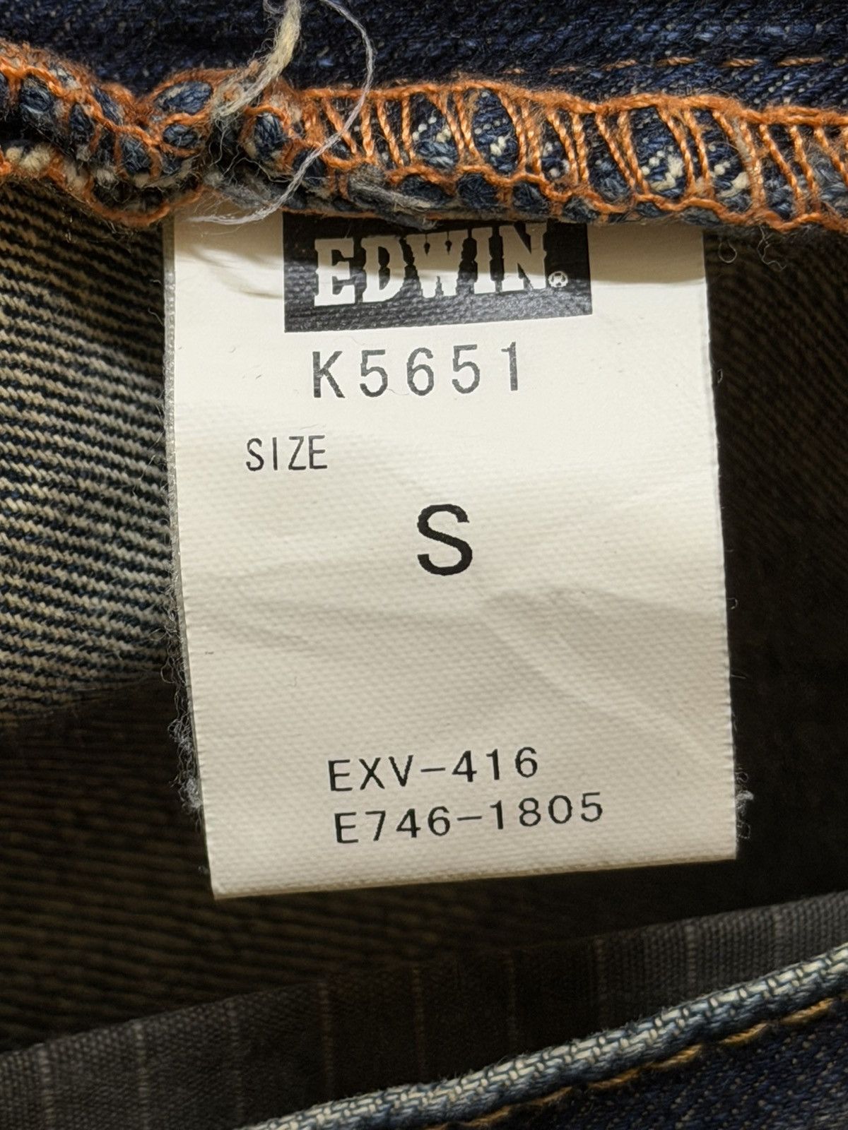 Edwin Vintage Y2K Edwin XV Tactical Pocket Blue Faded Wash Flared Size US 30 / EU 46 - 8 Thumbnail