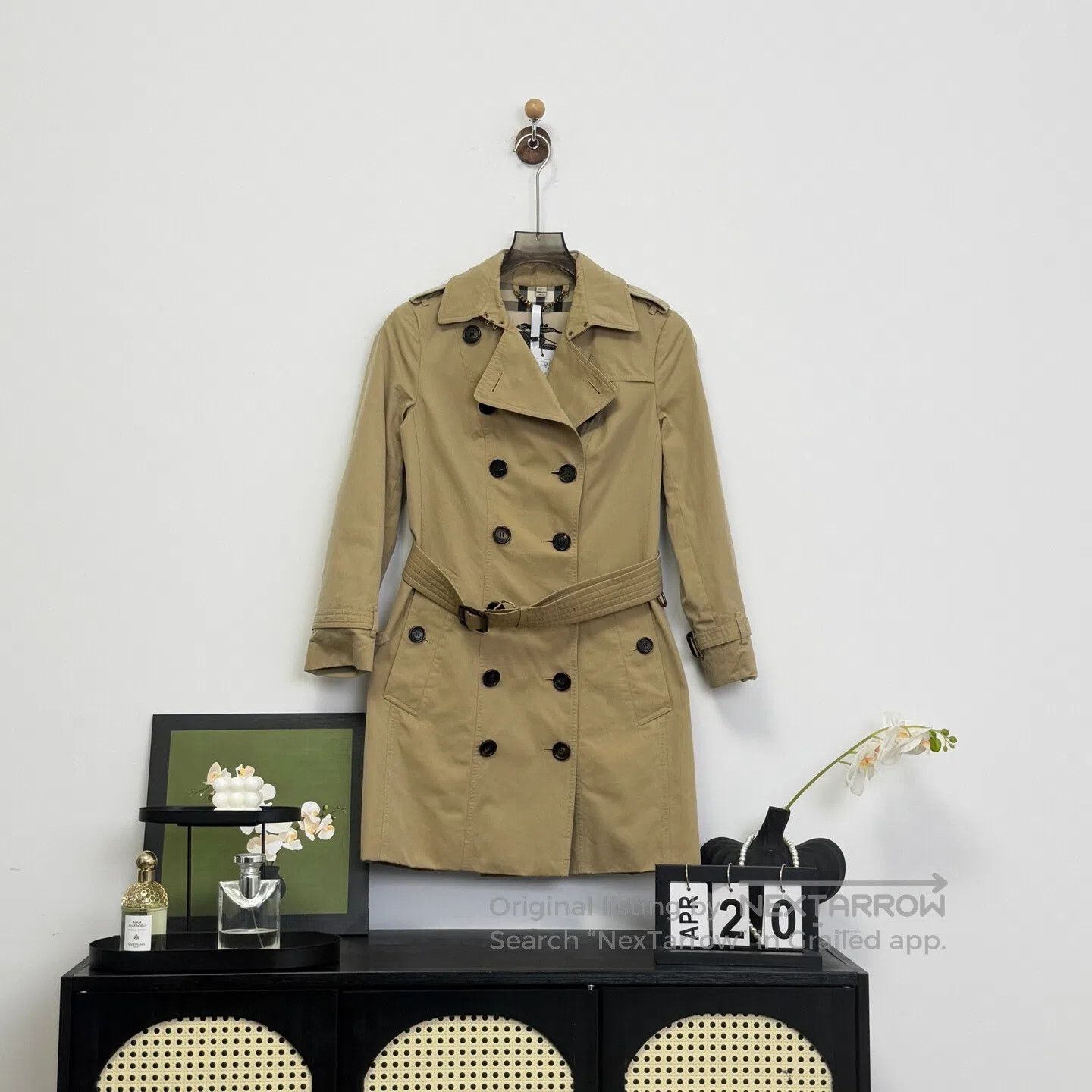 Burberry Burberry Khaki Windbreaker Jacket| Size XS / US 0-2 / IT 36-38 - 1 Thumbnail