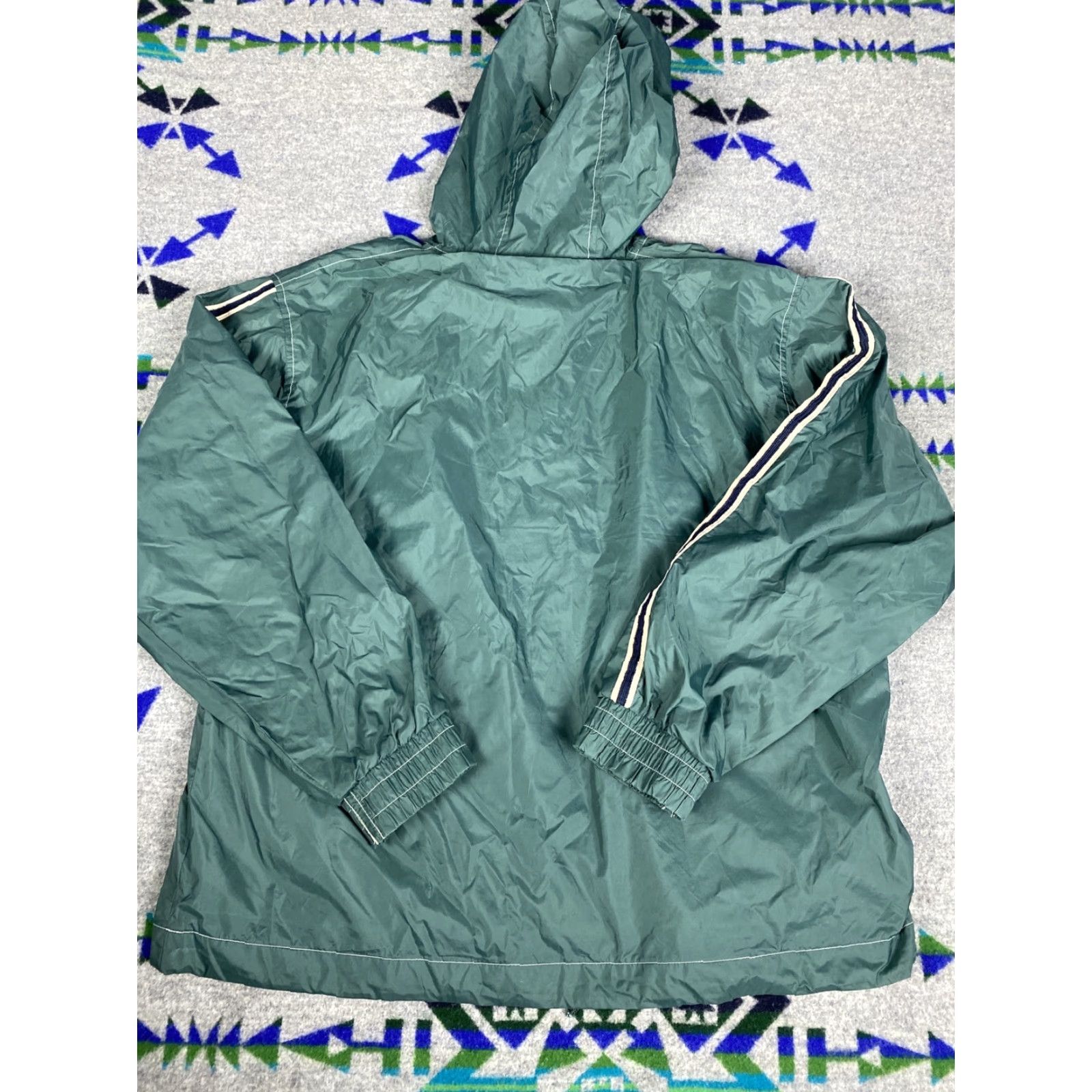 Gap VINTAGE Gap Varsity Hoodie Pullover Jacket L Green Mens Hoodie Size US L / EU 52-54 / 3 - 5 Thumbnail