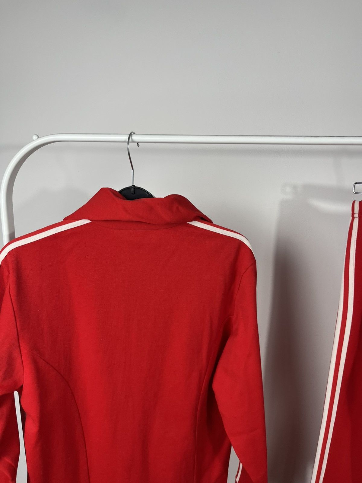 Adidas Vintage Adidas Red Tracksuit Jacket Pants Set Size XXS Size XXS / US 00 / IT 34 - 17 Thumbnail