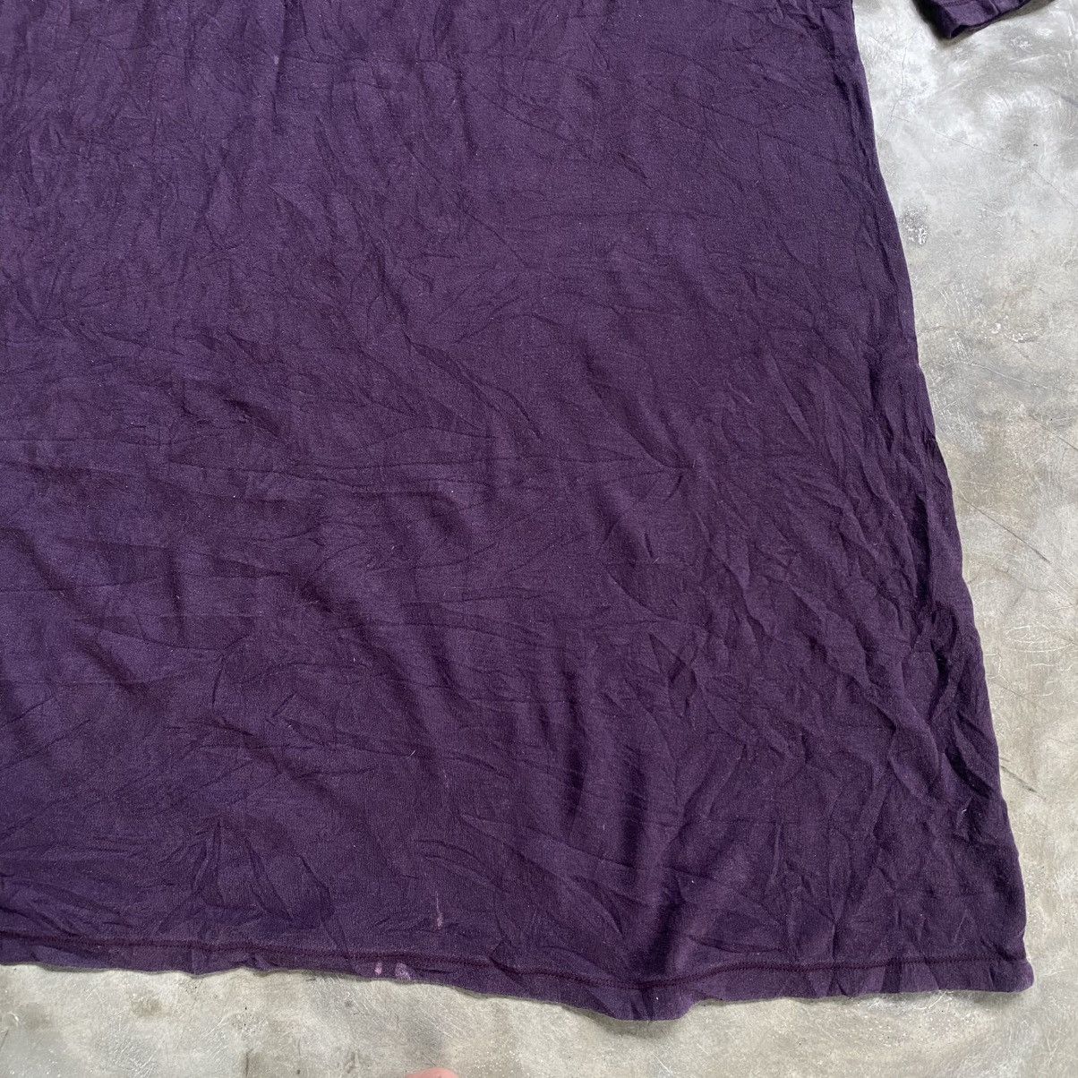 Y's Y's For Living By Yohji Yamamoto Dress Purple Size L / US 10 / IT 46 - 5 Thumbnail