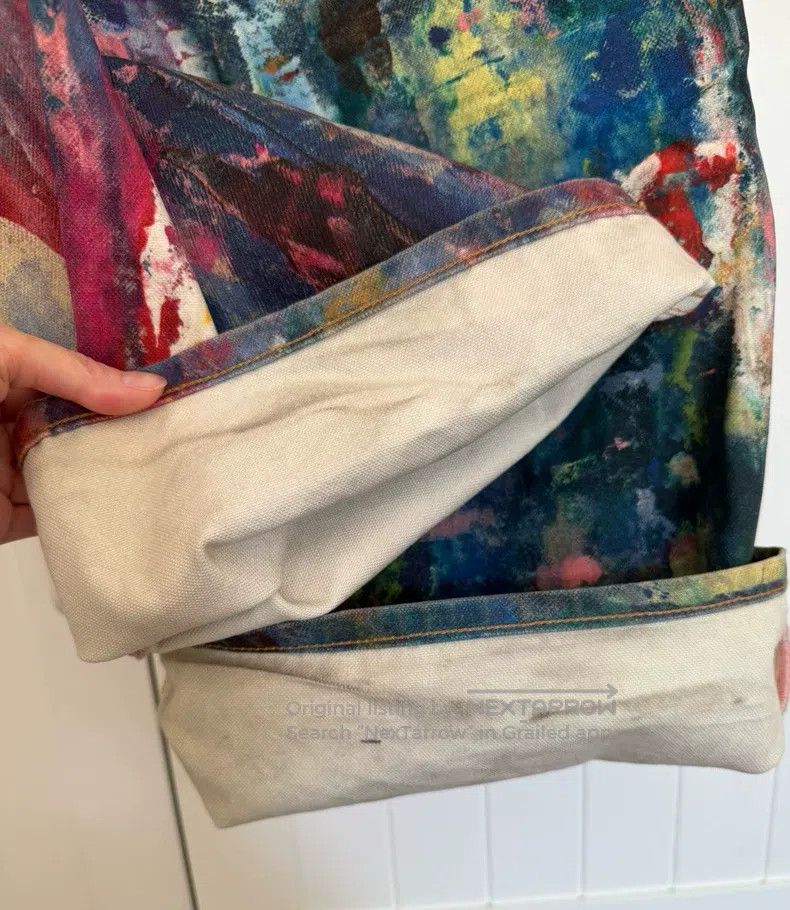 Acne Studios Acne Studios 1981F Colorful Low-Rise Wide Leg Pants Size US 32 / EU 48 - 5 Thumbnail